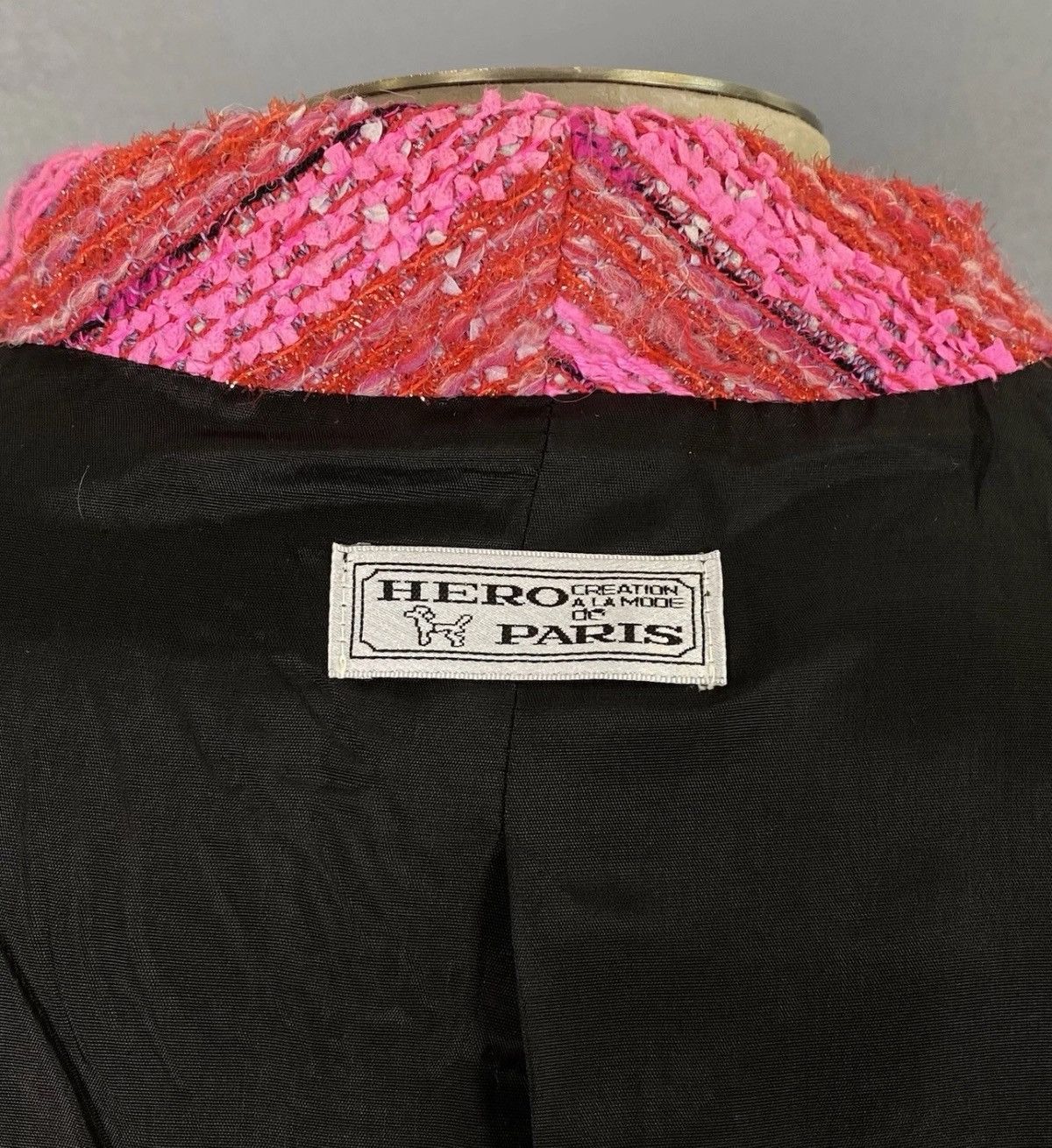 Other Hero Paris 4 Buttons Blazer Jacket Avant Garde Pink Top Size L / US 10 / IT 46 - 6 Thumbnail
