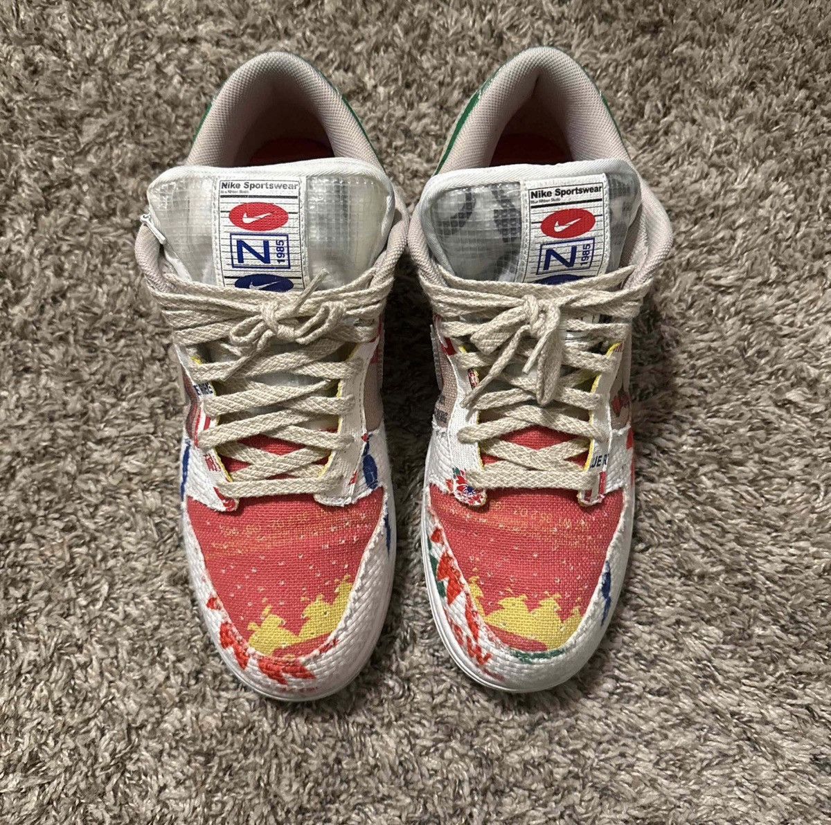 Nike Nike Dunk Low “City Market” Size US 11 / EU 44 - 3 Thumbnail
