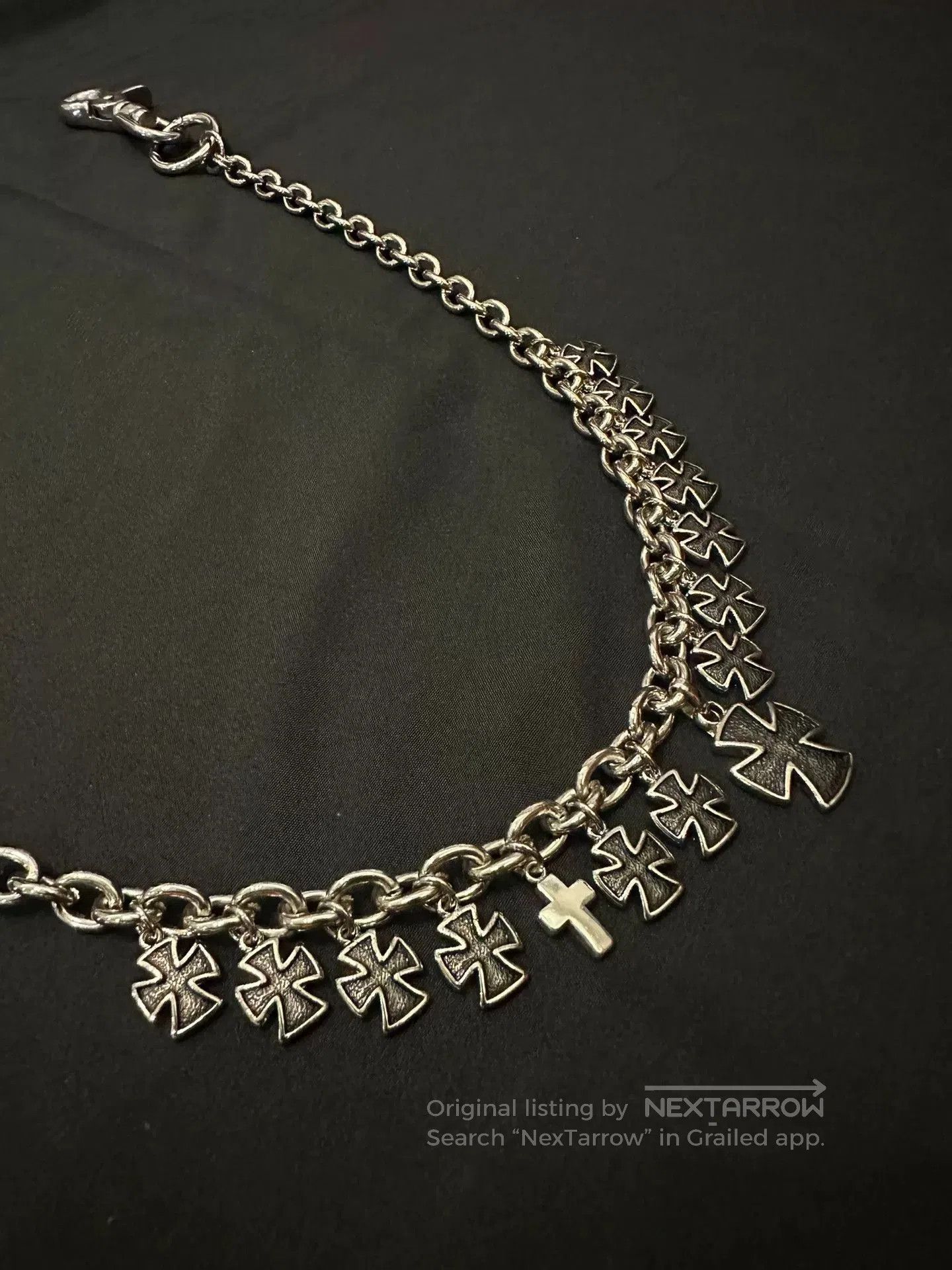 Vintage Vintage 90s Cross Pendant Pants Chain. Size ONE SIZE - 5 Thumbnail