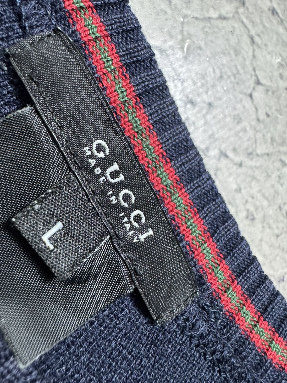 Gucci Gucci Big Logo Luxury Sweater Big Logo Size L Size US L / EU 52-54 / 3 - 7 Thumbnail