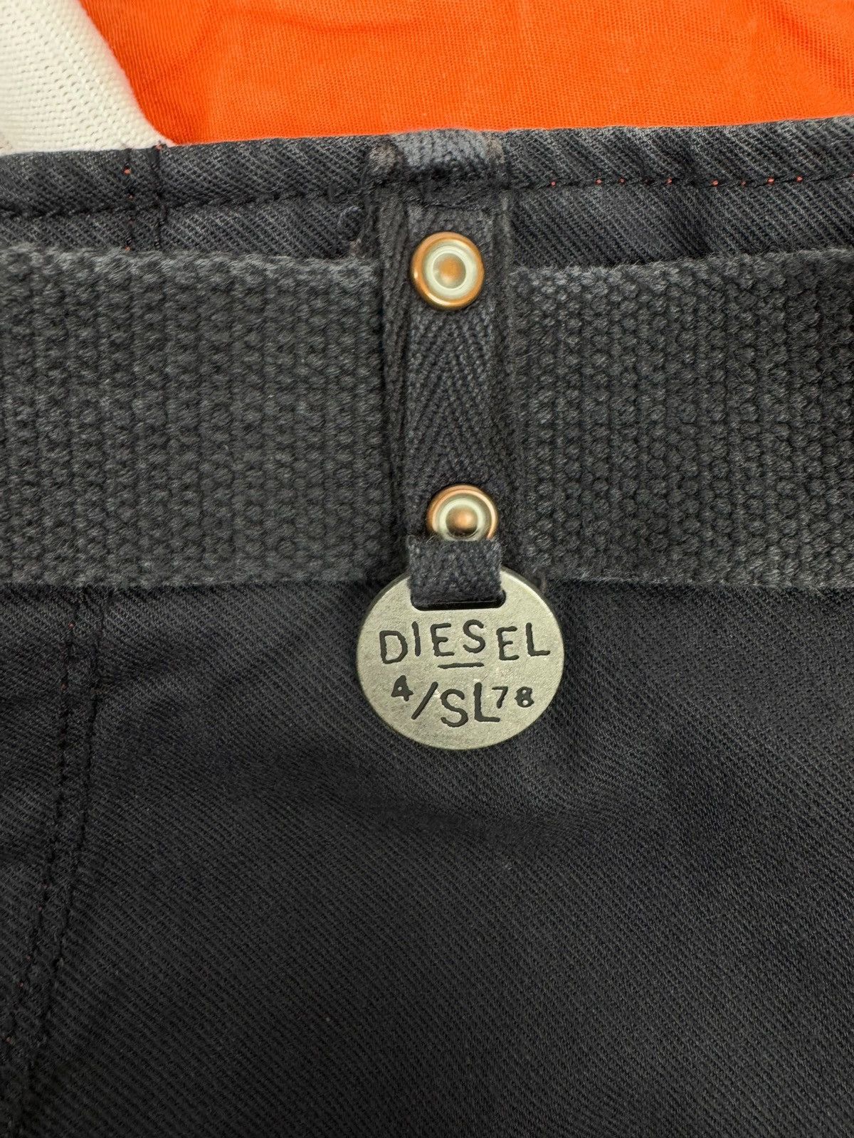 Diesel × Vintage Diesel Vintage 00s Belted Pants Cropped Size 32" / US 10 / IT 46 - 15 Thumbnail