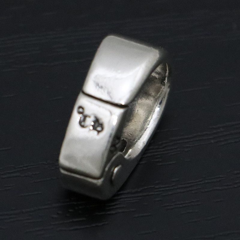 image of Chrome Hearts Carabiner Clip in Silver, Men's