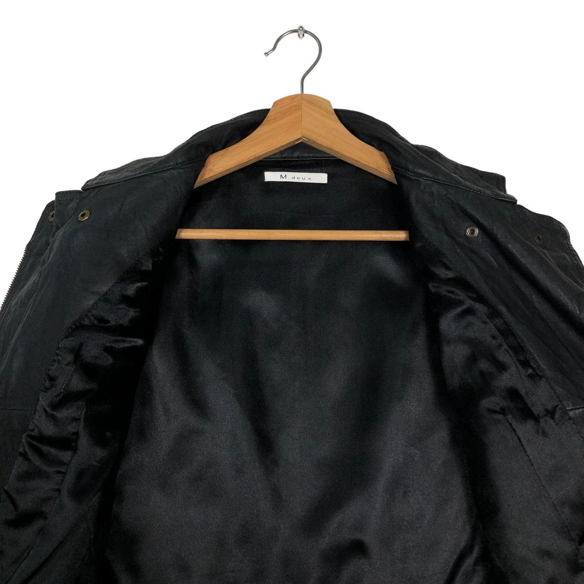 Japanese Brand 🔥Vtg Cropped Biker Leather Jacket M.Deux Issey Miyake Size US M / EU 48-50 / 2 - 12 Thumbnail