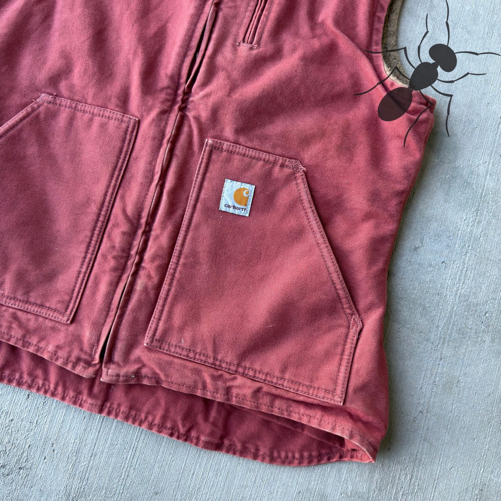 Carhartt × Vintage Carhartt WOMENS WV001 VRS pink work wear vest Size US M / EU 48-50 / 2 - 2 Thumbnail