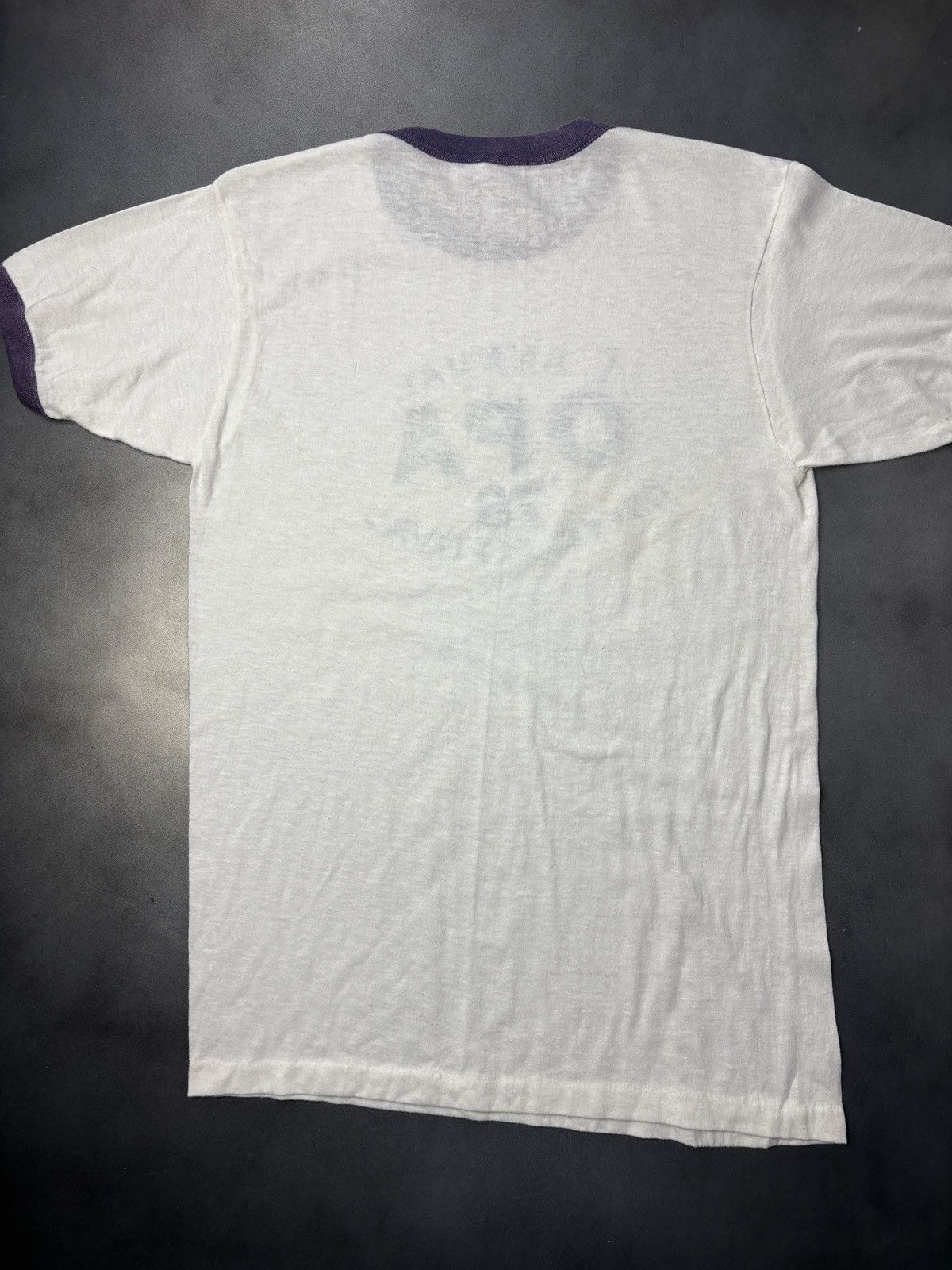 Vintage Vintage Greek Festival OPA! Tee 1970s Ringer Tee Thin Thrash Size US S / EU 44-46 / 1 - 8 Thumbnail