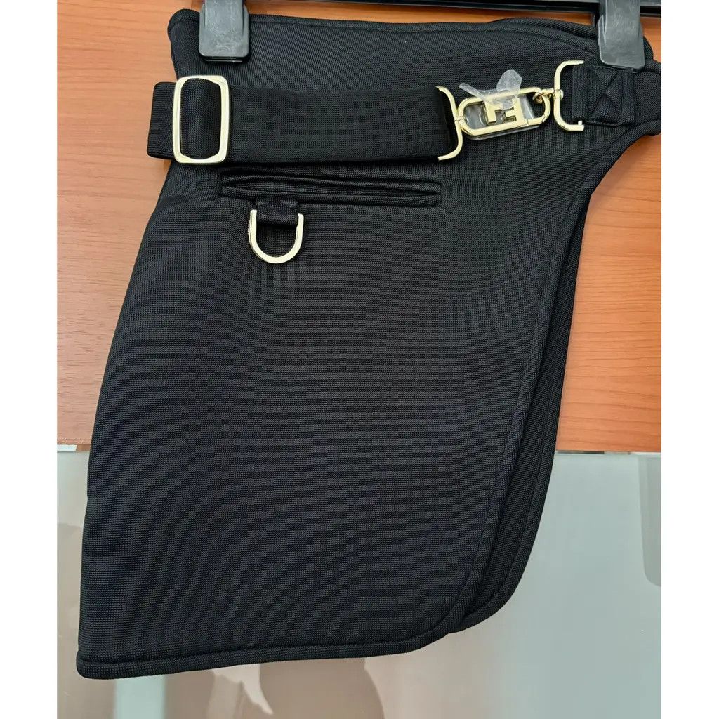 Fendi o1s1wg110125 Dress in Black Size L / US 10 / IT 46 - 3 Thumbnail