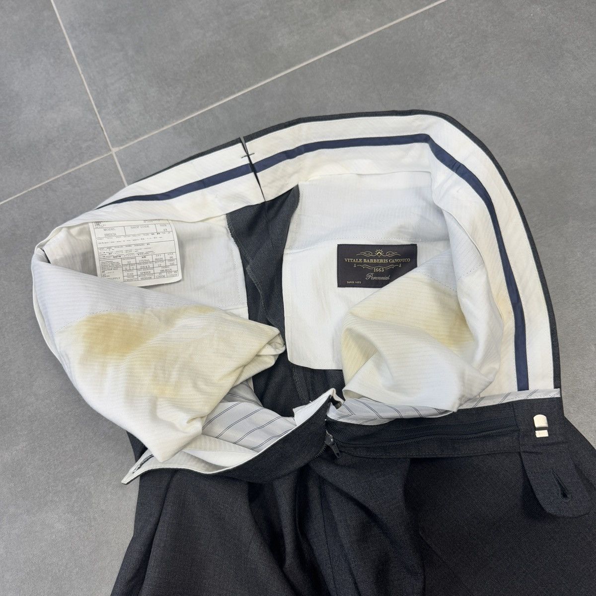 Suitsupply Suitsupply Wool Smart Suit Men Blazer 44R + Trousers Size 48 Size 44R - 22 Thumbnail