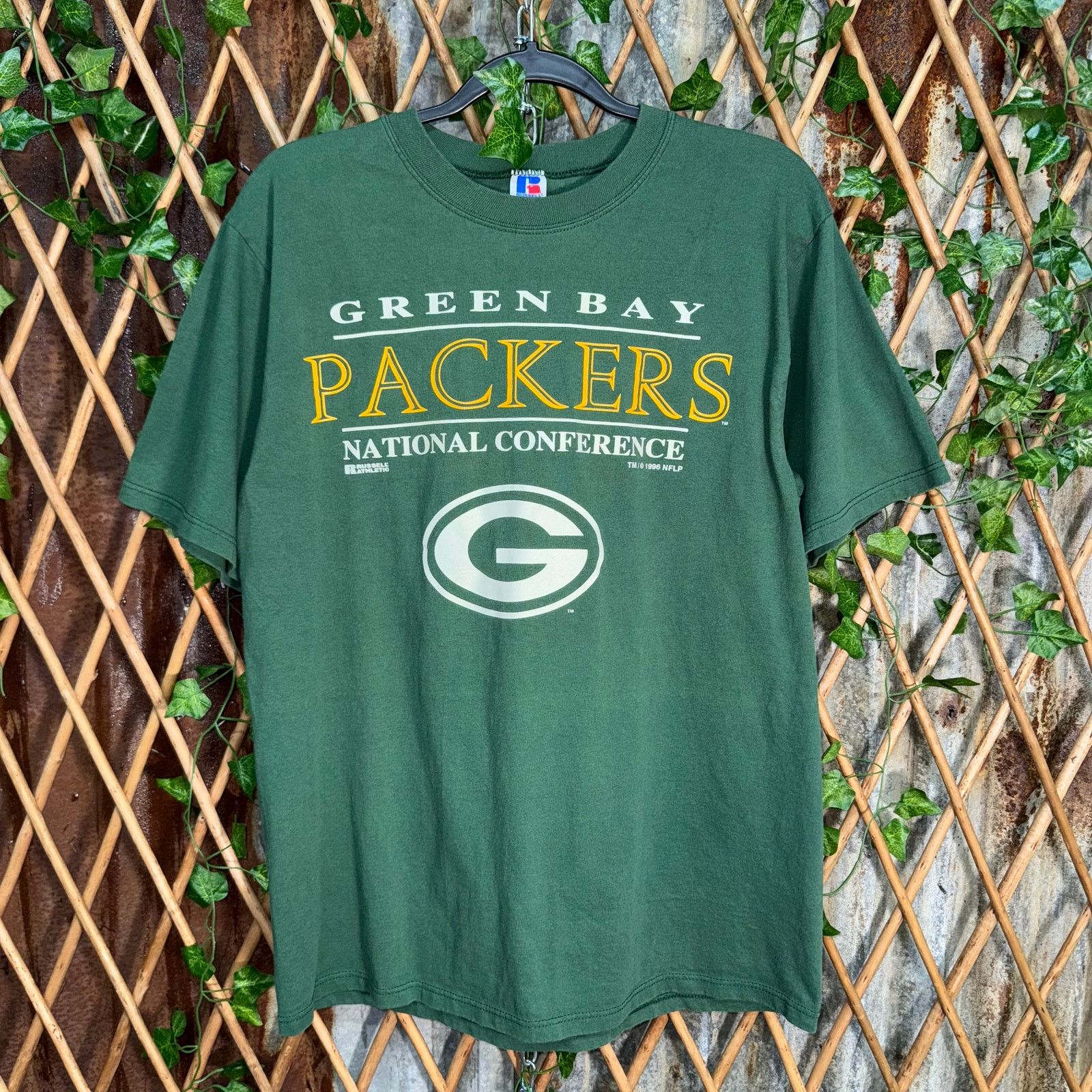 Russell Athletic Vintage Y2K Green Bay Packers 1990s russel athletic t-shirt Size US L / EU 52-54 / 3 - 1 Thumbnail