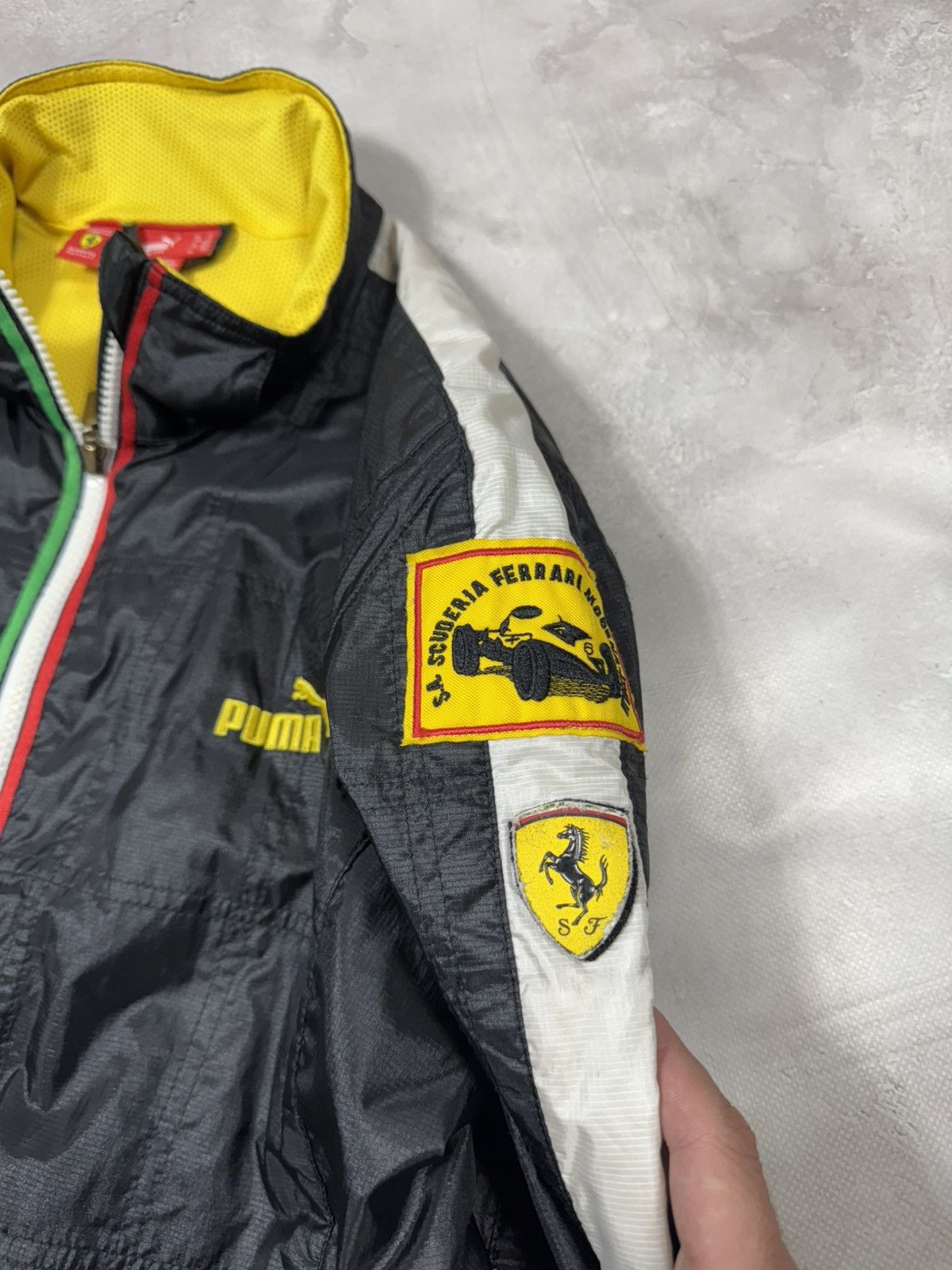 Puma Vintage Puma Scuderia Ferrari Black Racing Jacket Size US S / EU 44-46 / 1 - 3 Thumbnail