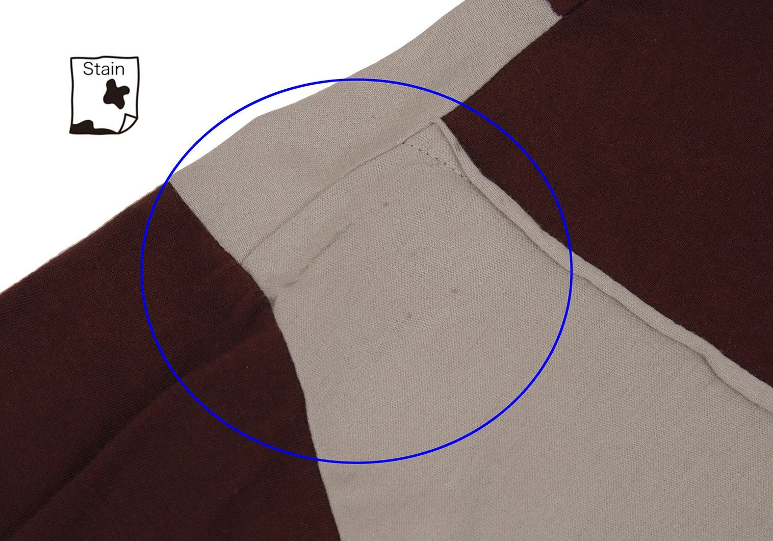 Yohji Yamamoto Outseam Panel Switching Cut Sew Top in Greige Wine Size US M / EU 48-50 / 2 - 11 Thumbnail