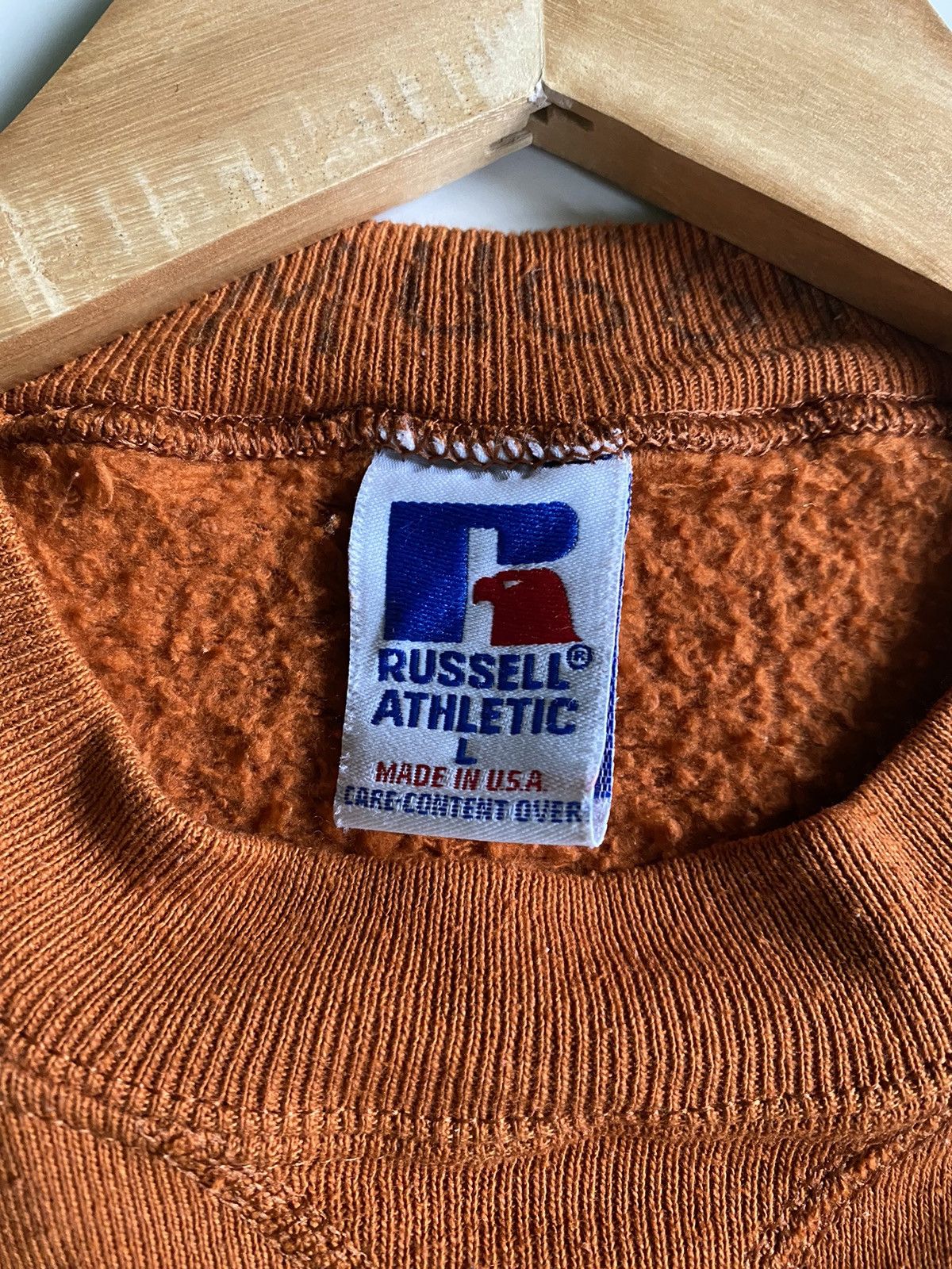 Russell Athletic Vintage Russell Lady Griz Big logo Brown Swetshirt Size US L / EU 52-54 / 3 - 5 Thumbnail