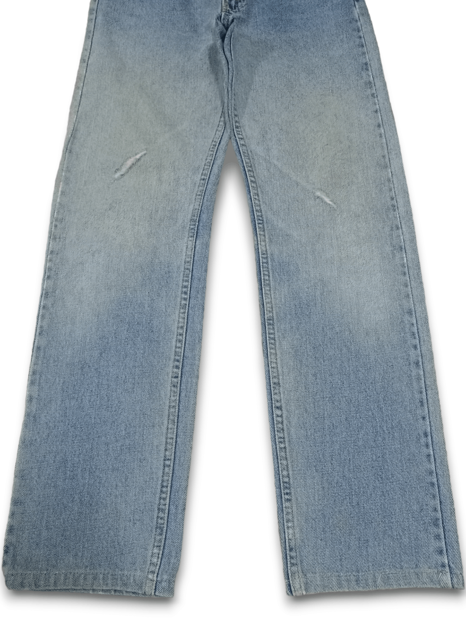 Levi's × Levi's Vintage Clothing Vintage Levis 505 Blue Wash Style Distressed Jeans 30x29 Size US 30 / EU 46 - 6 Thumbnail