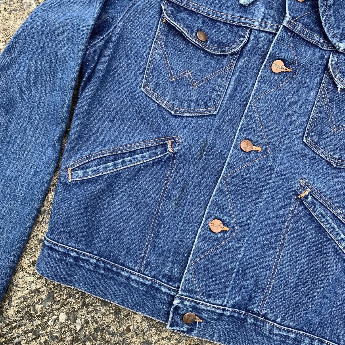 Vintage × Wrangler 80s USA Wrangler No Fault Denim Jacket Size US S / EU 44-46 / 1 - 6 Thumbnail