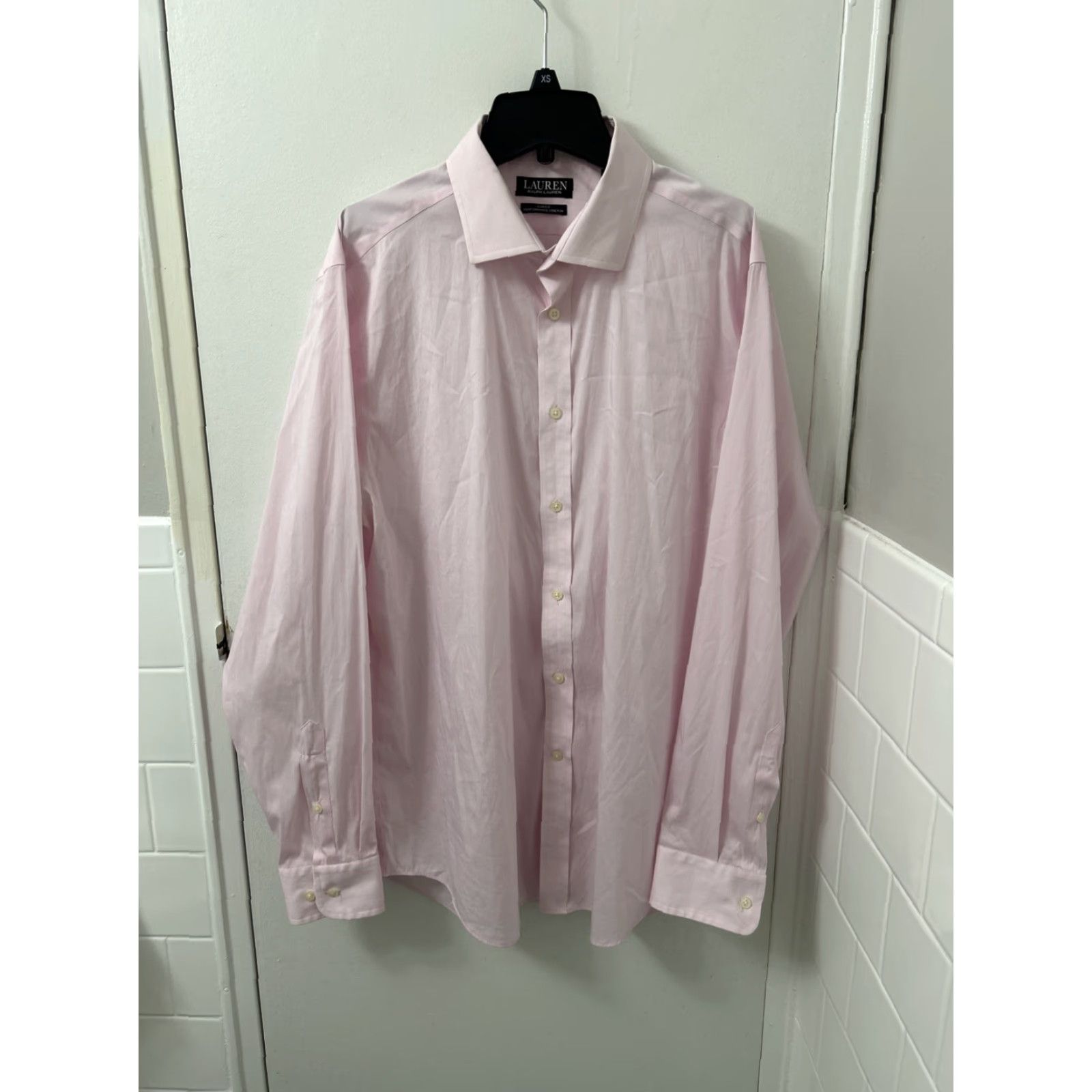 Ralph Lauren Lauren Ralph Lauren Shirt Men XL Pink Slim Fit Performance Stretch Button Up L/S Size US XL / EU 56 / 4 - 2 Thumbnail