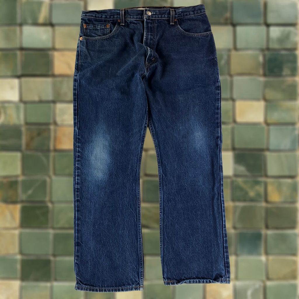 Levi's VINTAGE Levi's 517 VTG Y2K Jeans Blue Made USA Mens 36x29 Inseam 29 Bootcut Denim Jeans Mens Blue 517 VTG Y2K Size US 36 / EU 52 - 1 Thumbnail