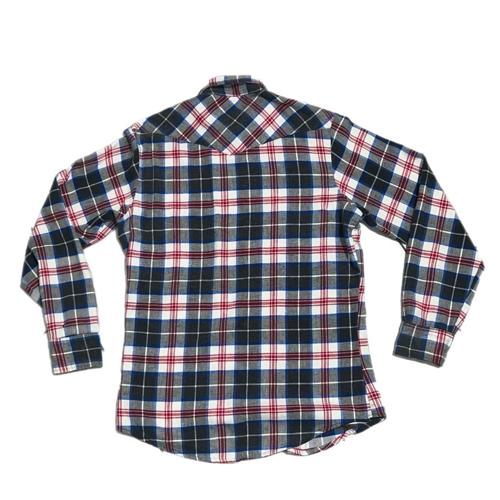 FiveBrother Five Brother Dakota Plaid pearl Button-Up Long Sleeve Size US M / EU 48-50 / 2 - 2 Thumbnail