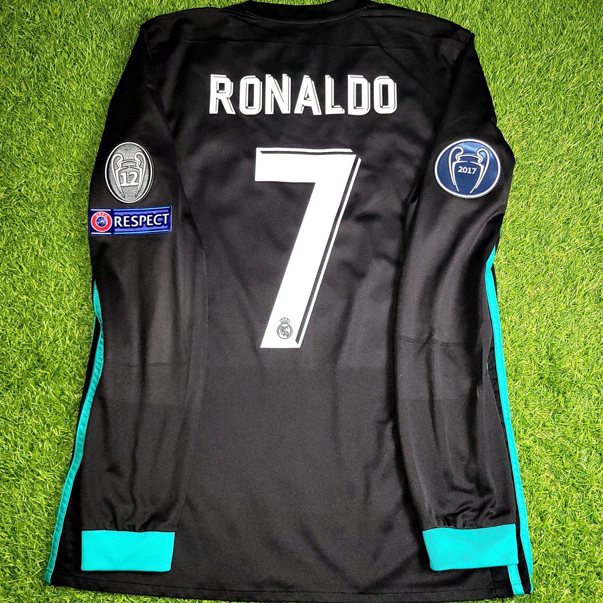 Adidas Ronaldo Real Madrid 2017 2018 Away Soccer Jersey M Size US M / EU 48-50 / 2 - 1 Thumbnail