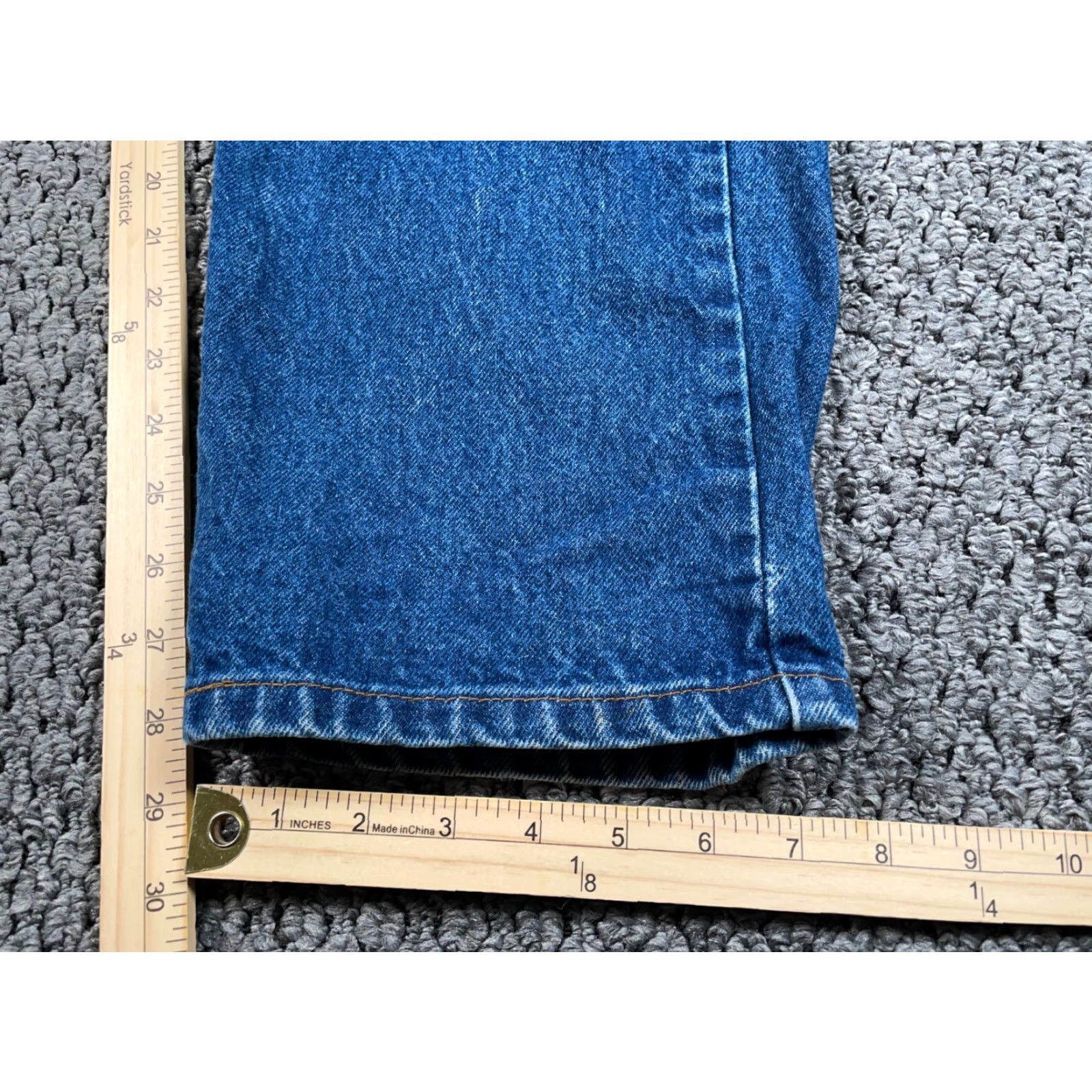 Levi's VINTAGE Levi's 505 Jeans - Regular Straight Leg Denim for Men - 37W x 28L, Blue, 1980s Grunge Classic, Mid Rise, Zip Fly, 5-Pocket, Cotton Size US 38 / EU 54 - 7 Thumbnail