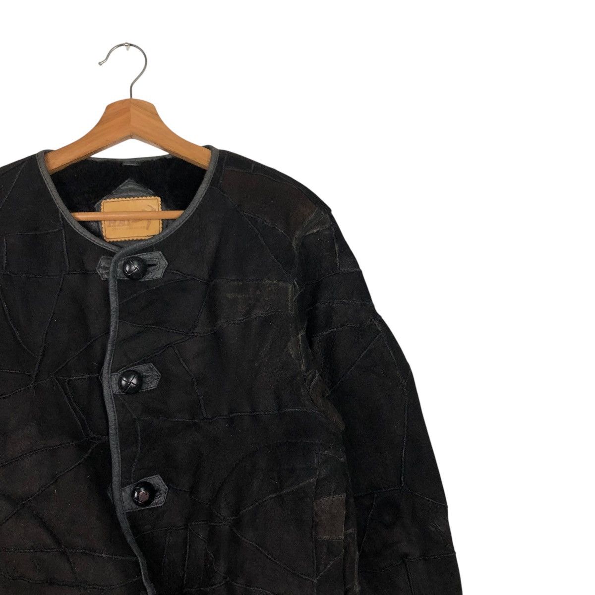 Issey Miyake 🔥VINTAGE LEATHER SHEARLING PATCH WORK HAI SPORTING GEAR Size US M / EU 48-50 / 2 - 8 Thumbnail