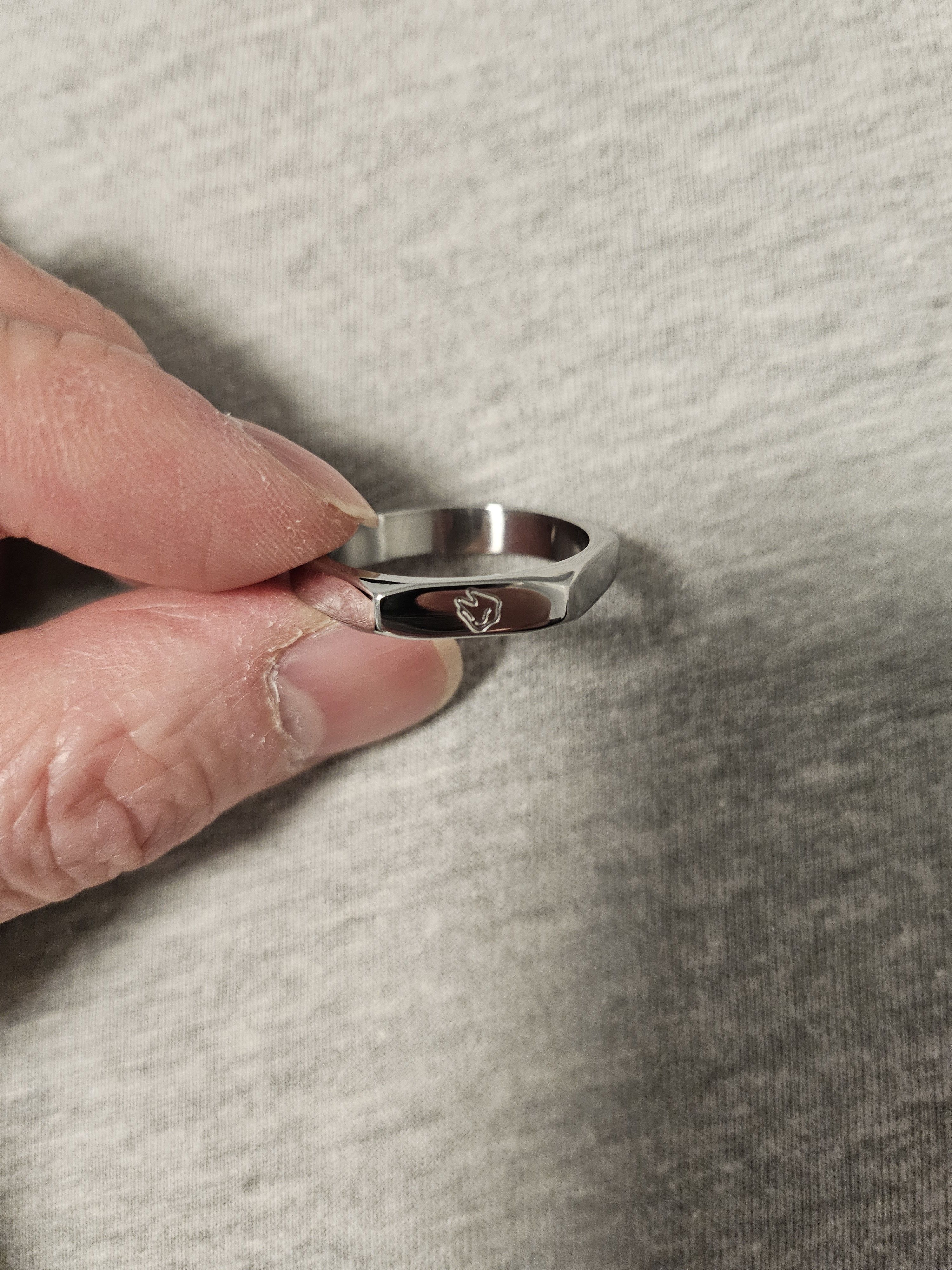In Gold We Trust Little Nut Ring