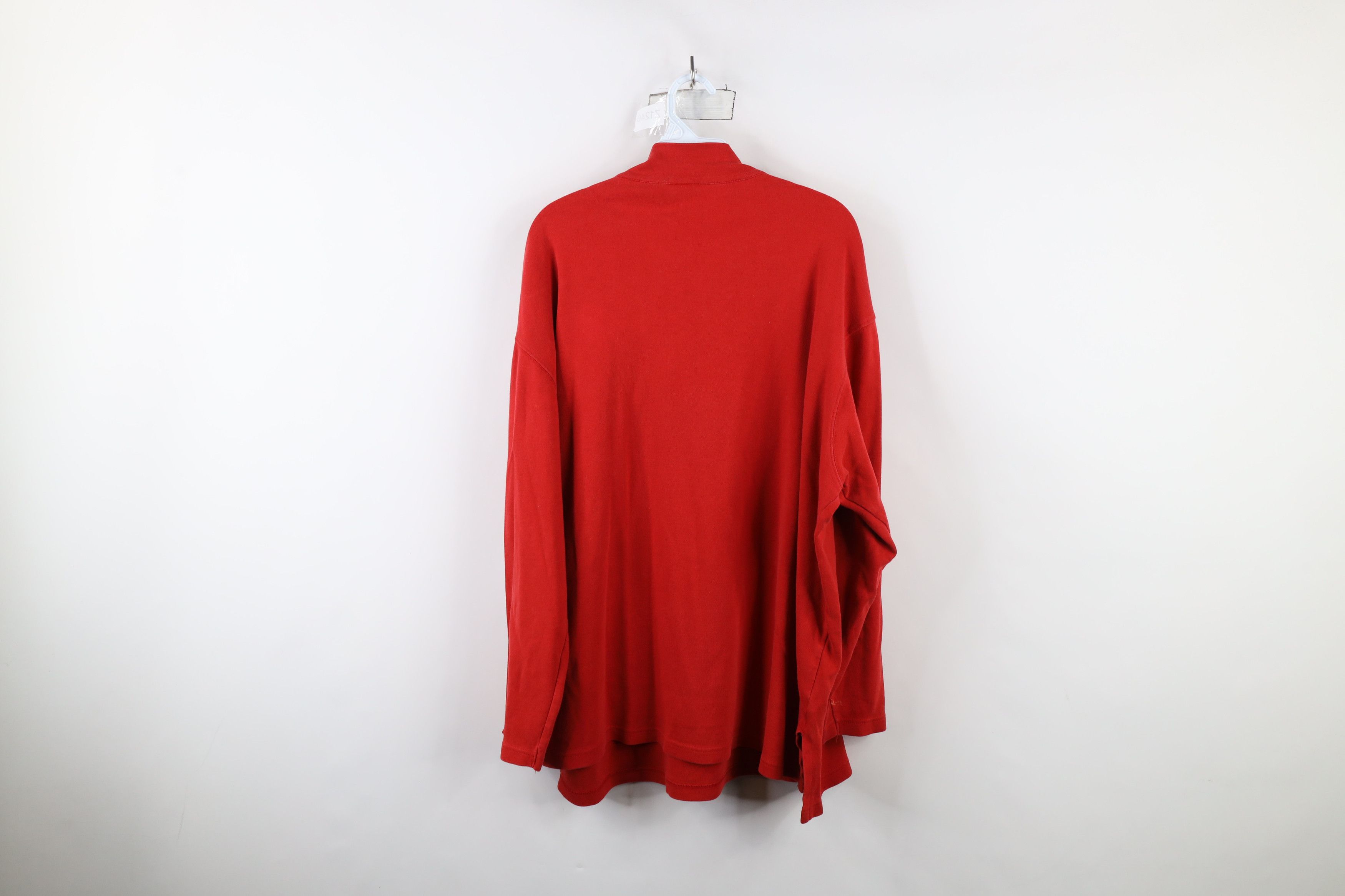 Disney × Vintage Vintage 90s Disney Winnie the Pooh Half Zip Shirt Top Red Size 3XL / US 20-22 - 13 Thumbnail