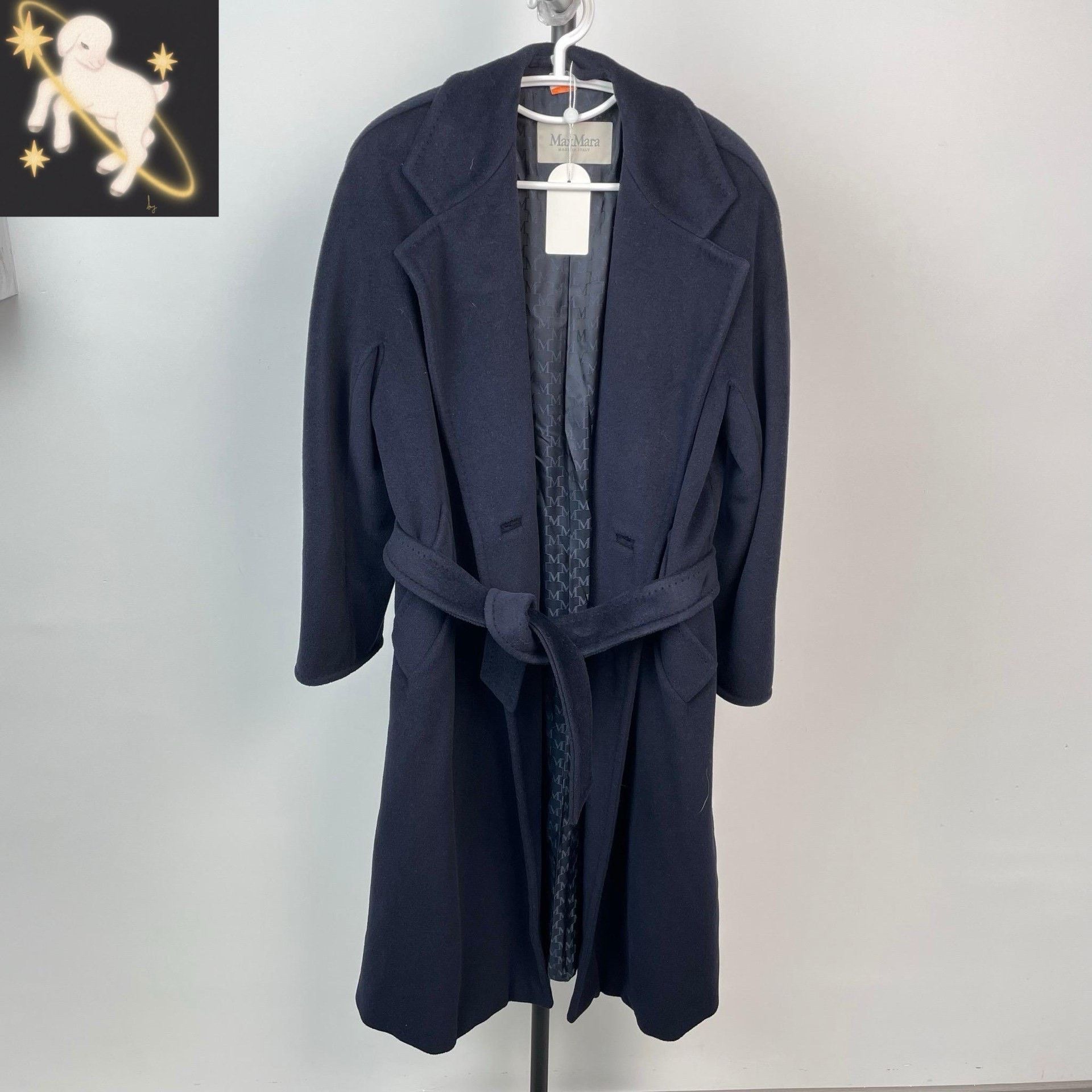 Max Mara Max Mara Blue Coat 36 Women Size S / US 4 / IT 40 - 1 Thumbnail
