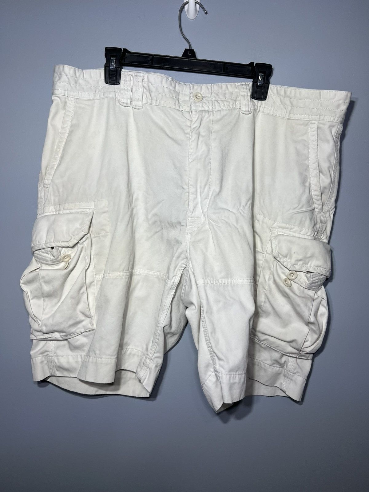 Polo Ralph Lauren Polo Ralph Lauren Shorts sz 42 White Cargo Pockets Utility Size US 42 / EU 58 - 2 Thumbnail
