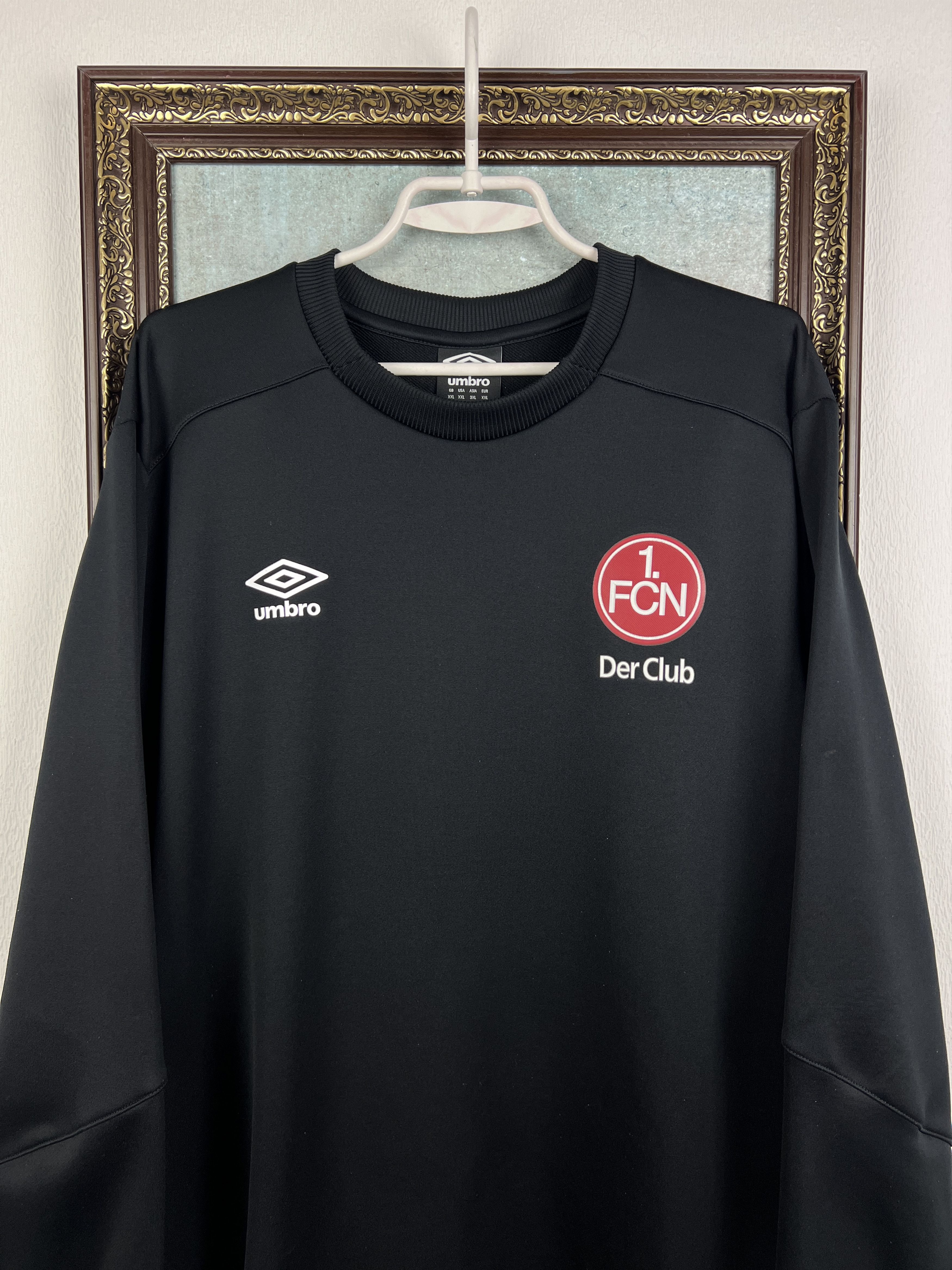 Umbro Nurnberg 1. FCN Football Sweatshirt Soccer Jacket Crewneck Size US XXL / EU 58 / 5 - 2 Thumbnail