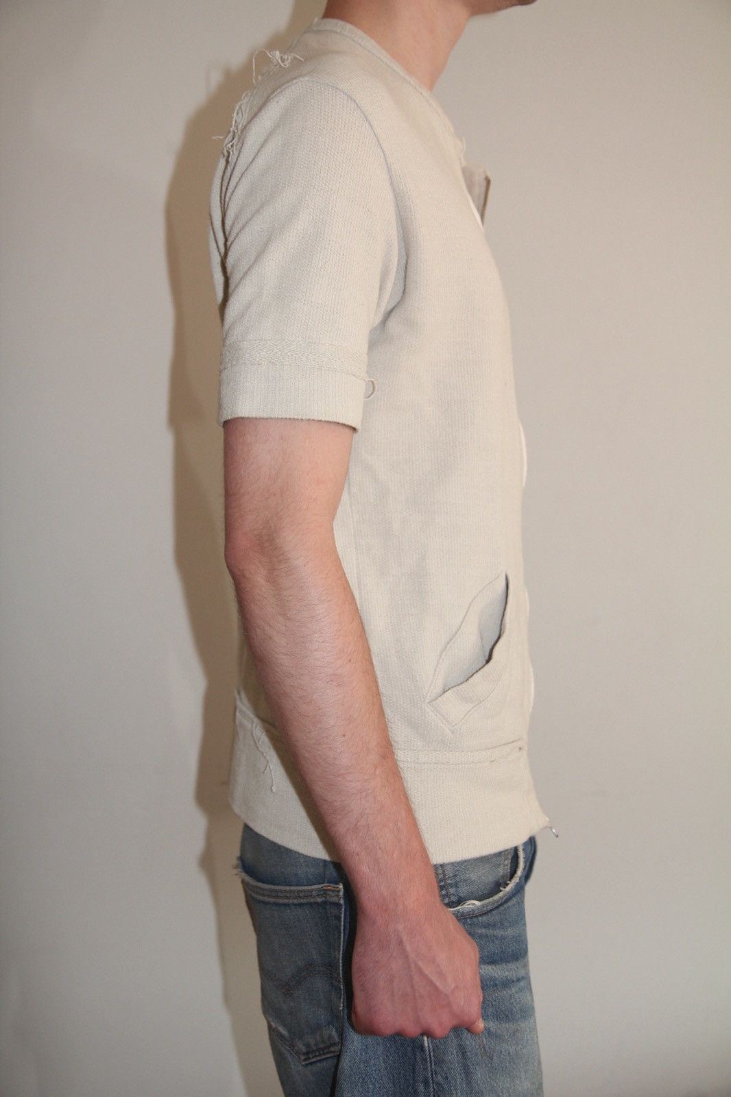 Yohji Yamamoto Yohji Yamamoto Short Sleeve Zip-Up Size US M / EU 48-50 / 2 - 4 Thumbnail