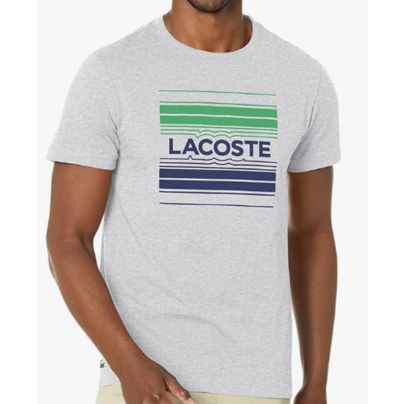 Lacoste Lacoste Men's Sport Stylized Print Organic Cotton T-Shirt L Size US L / EU 52-54 / 3 - 1 Thumbnail