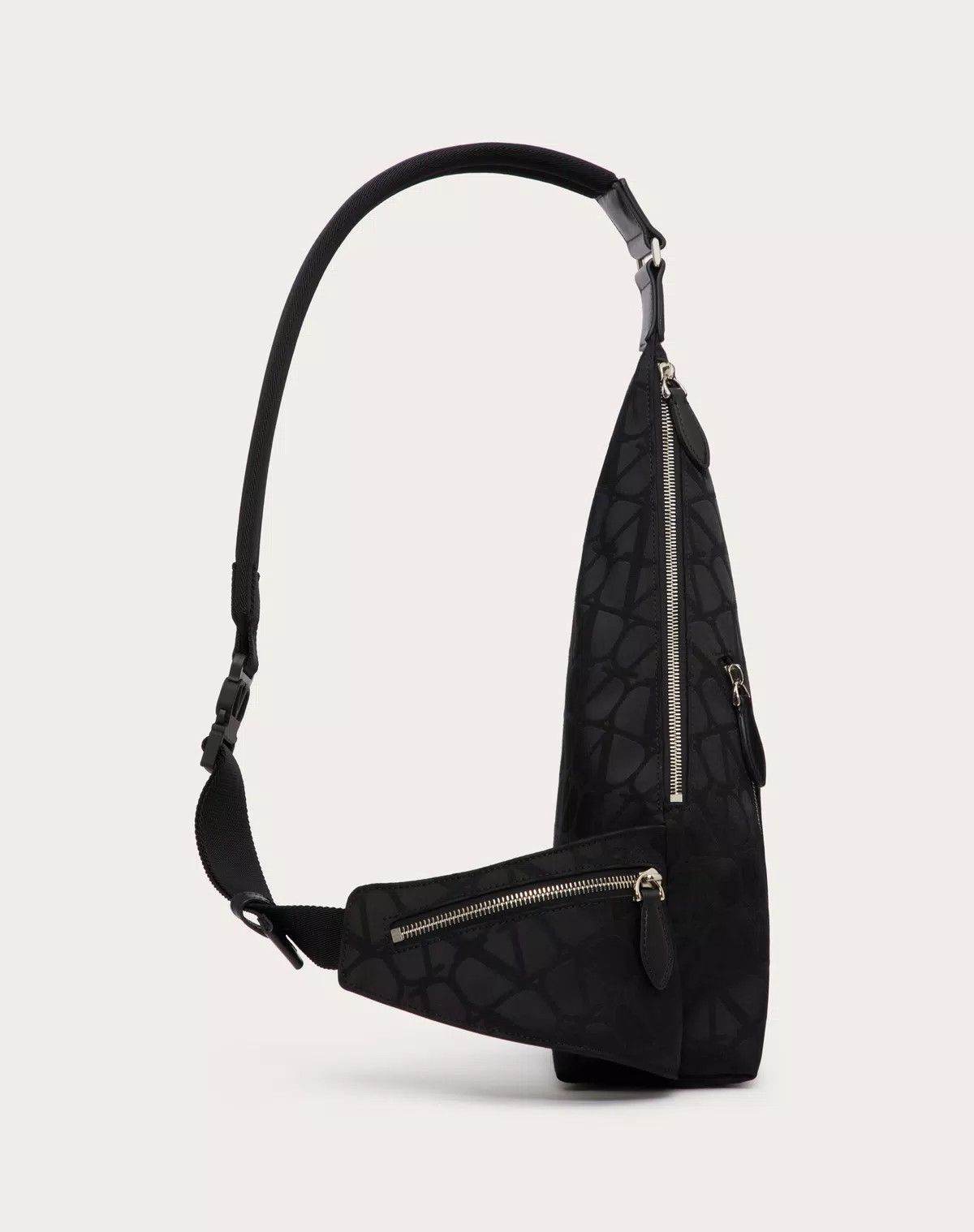 Valentino oc11z0725 Size: OS/ Iconographe Crossbody Backpack in Black Size ONE SIZE - 4 Thumbnail
