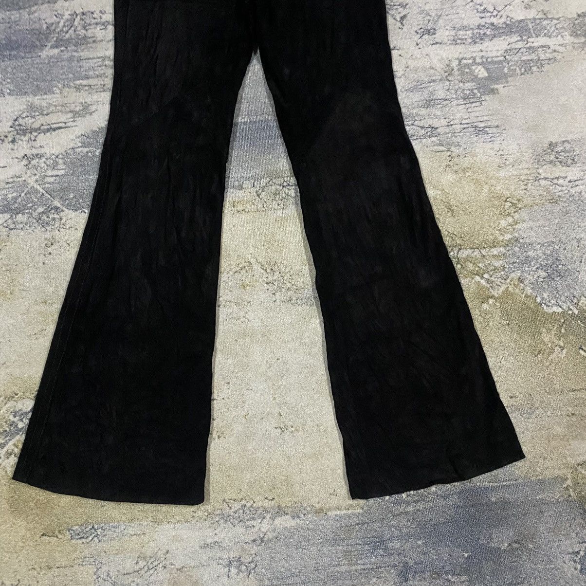 Designer × Genuine Leather × Japanese Brand Vtg Ra By Japan Designer Leather Bootcut Flare Pants Size US 27 - 3 Thumbnail