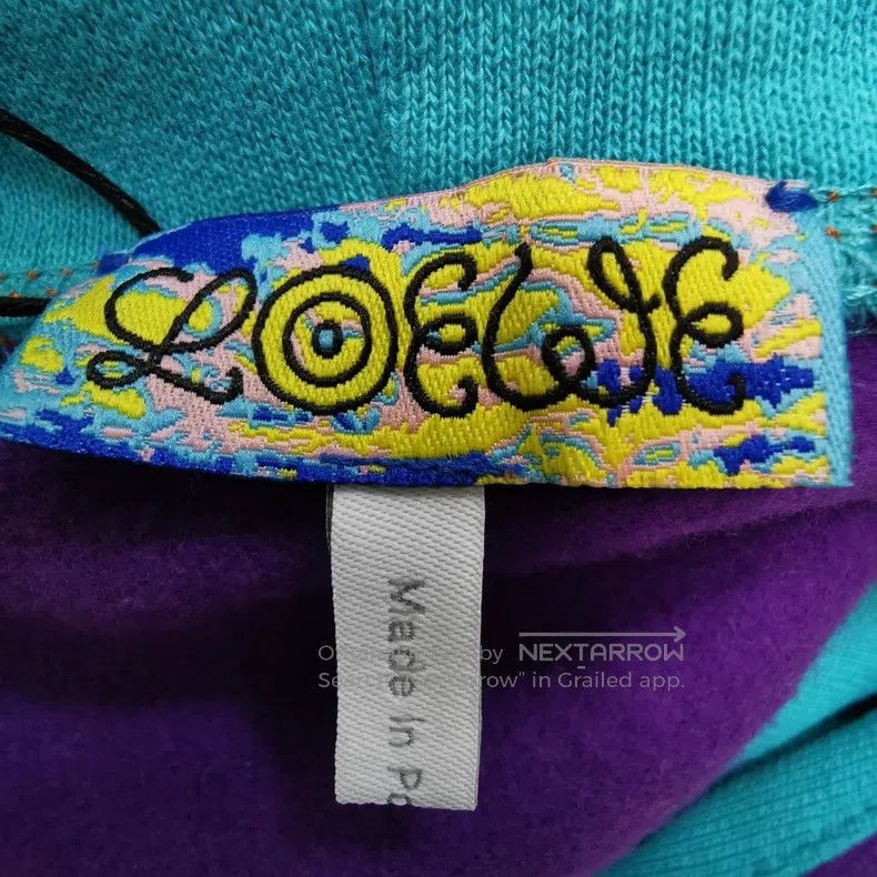 Loewe Loewe Cotton Contrast Hooded Sweatshirt Size US M / EU 48-50 / 2 - 5 Thumbnail