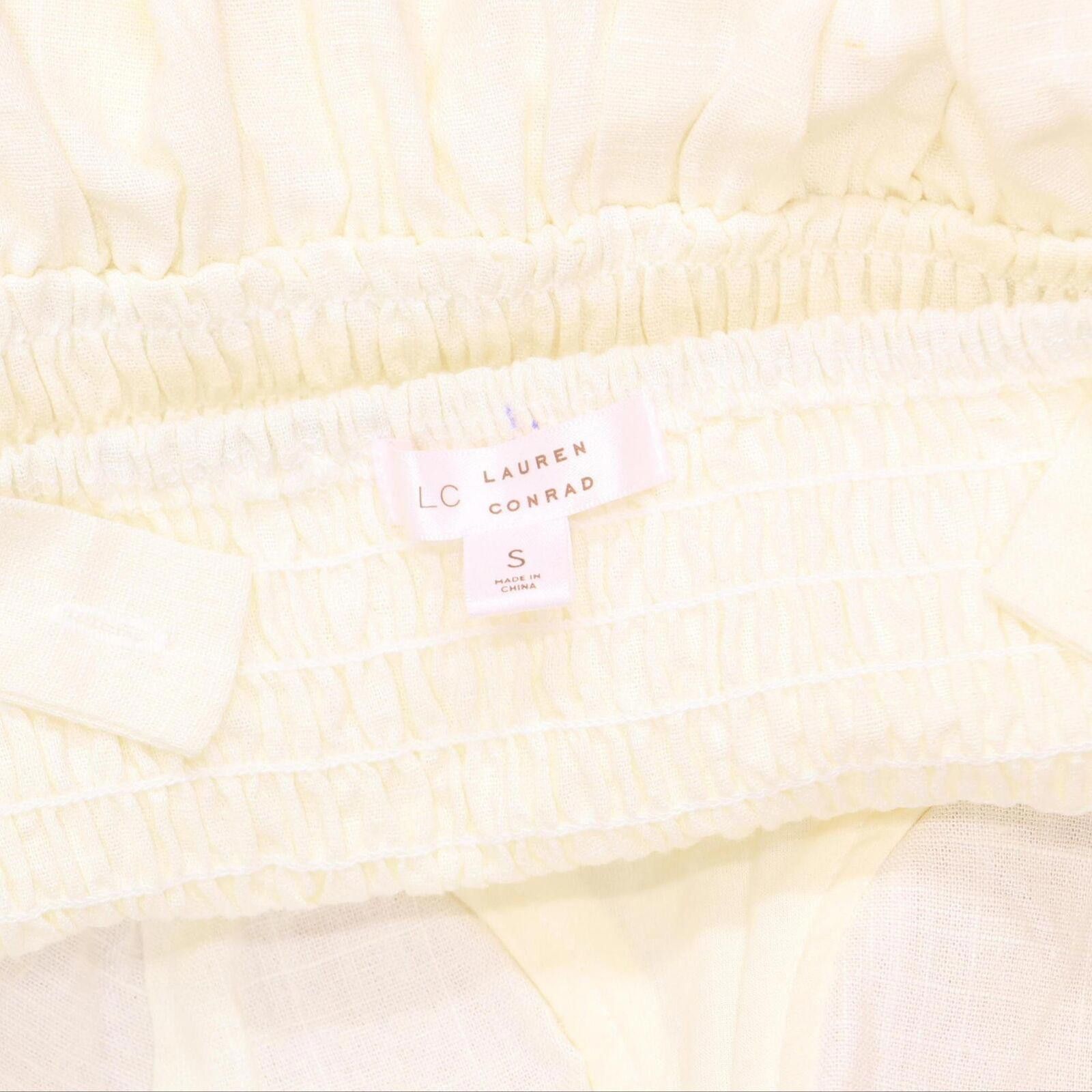 Designer LC Lauren Conrad Shoulder Tie Dress 1661adc9faf56e Ivory S Size S / US 4 / IT 40 - 3 Thumbnail