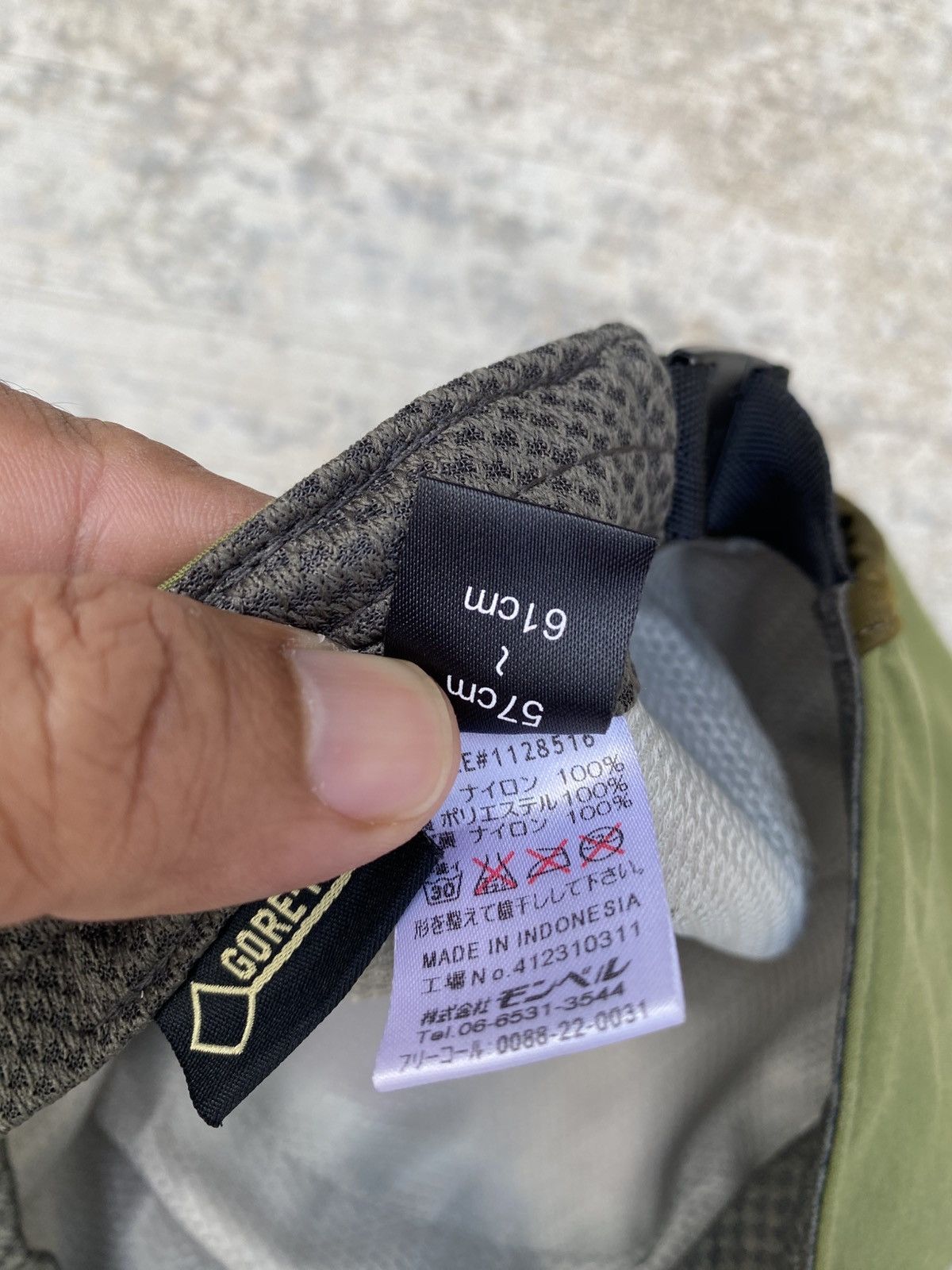 Goretex × Montbell Mont bell Gore-tex outdoor cap Size ONE SIZE - 6 Thumbnail