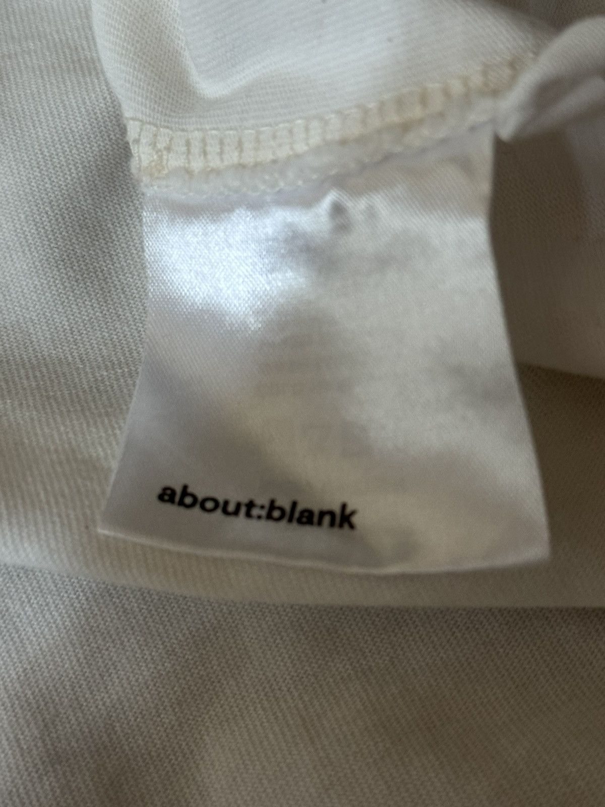 About:Blank About:Blank White T-Shirt Large Size US L / EU 52-54 / 3 - 4 Thumbnail