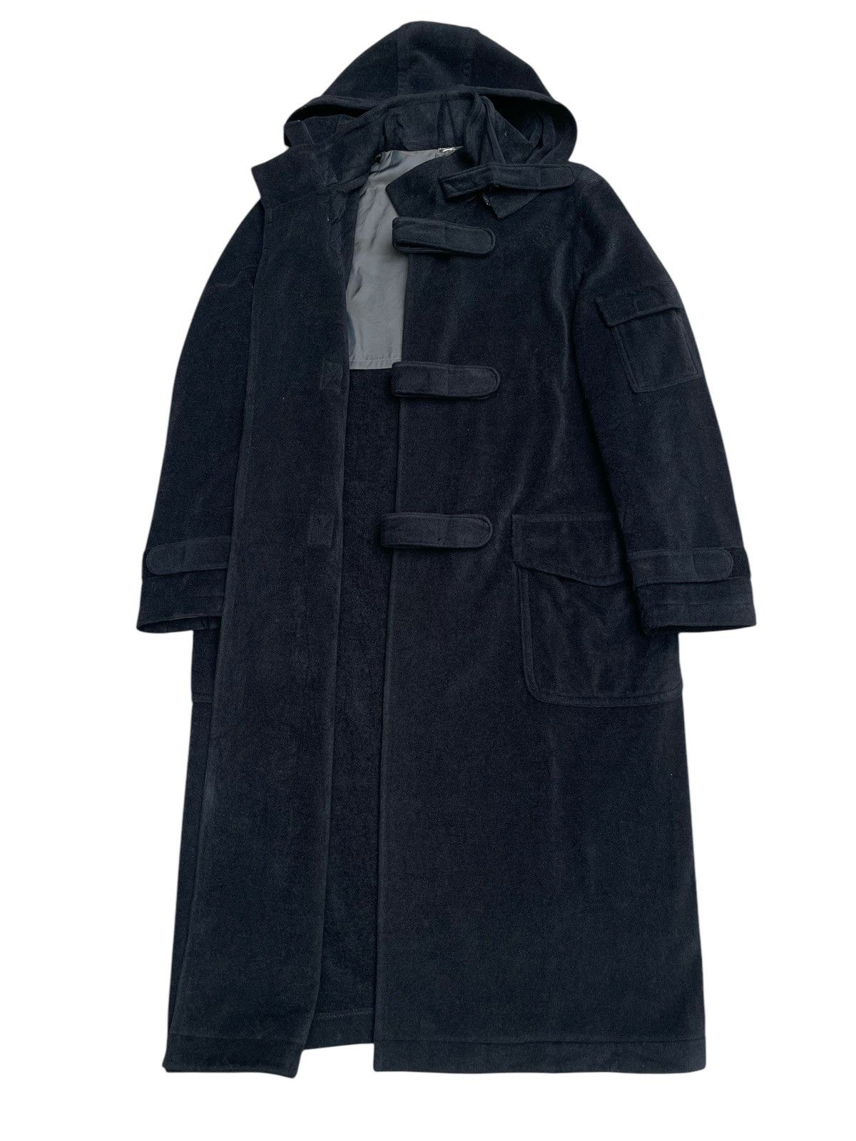 JUN MEN Jun Men Wool Duffle Coat With Patch Fastened Toggle Closure Size US M / EU 48-50 / 2 - 4 Thumbnail