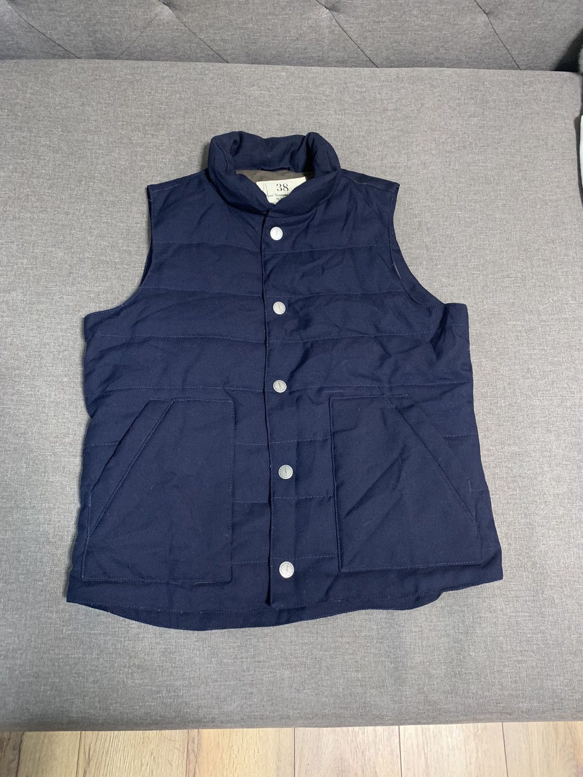 Other Four Seasons Garage Navy Blue Japanese Vest Size US S / EU 44-46 / 1 - 1 Thumbnail
