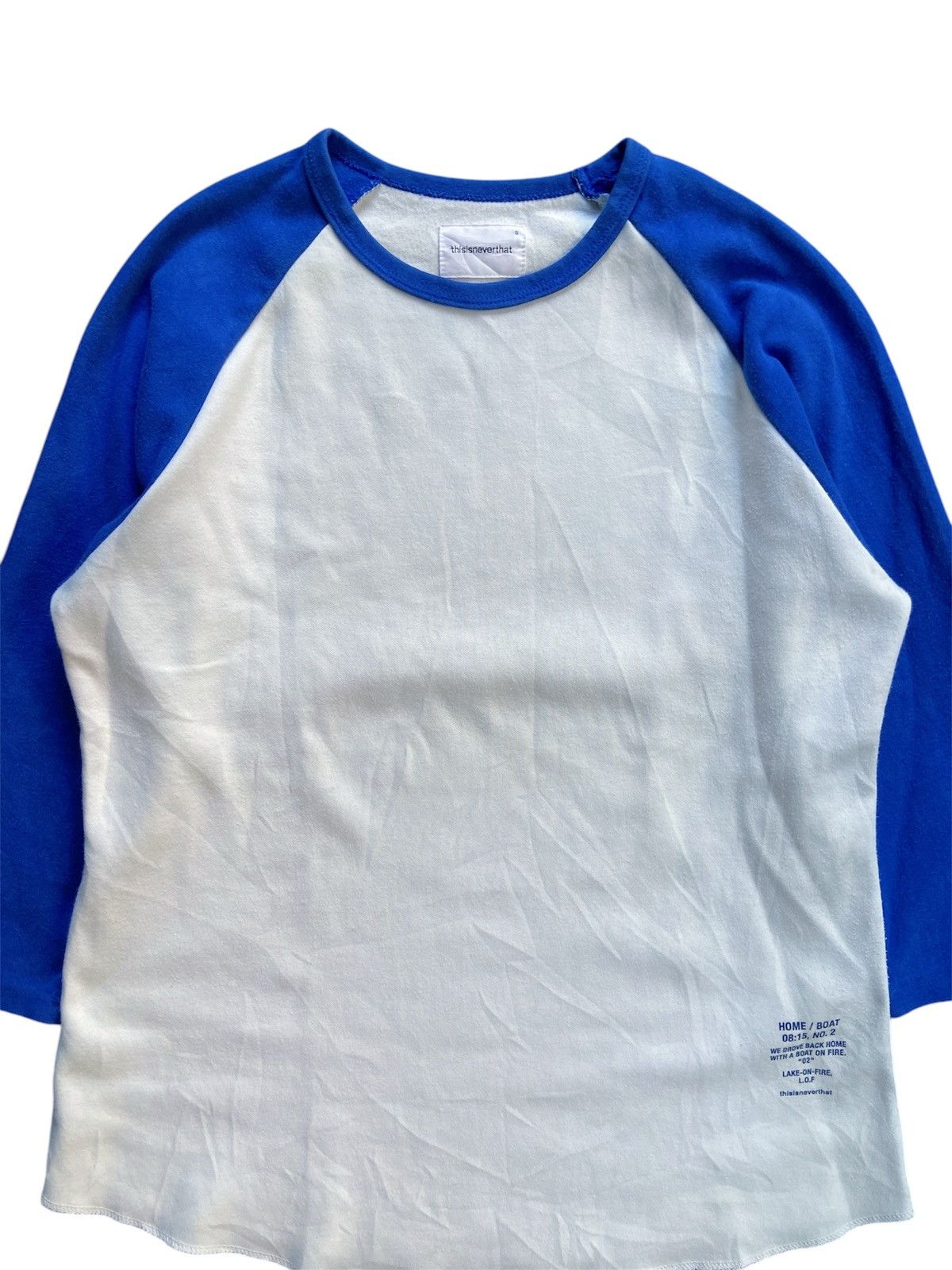 thisisneverthat THISISNEVERTHAT LAKE IN FIRE RAGLAN LONG SLEEVE Size US L / EU 52-54 / 3 - 2 Thumbnail