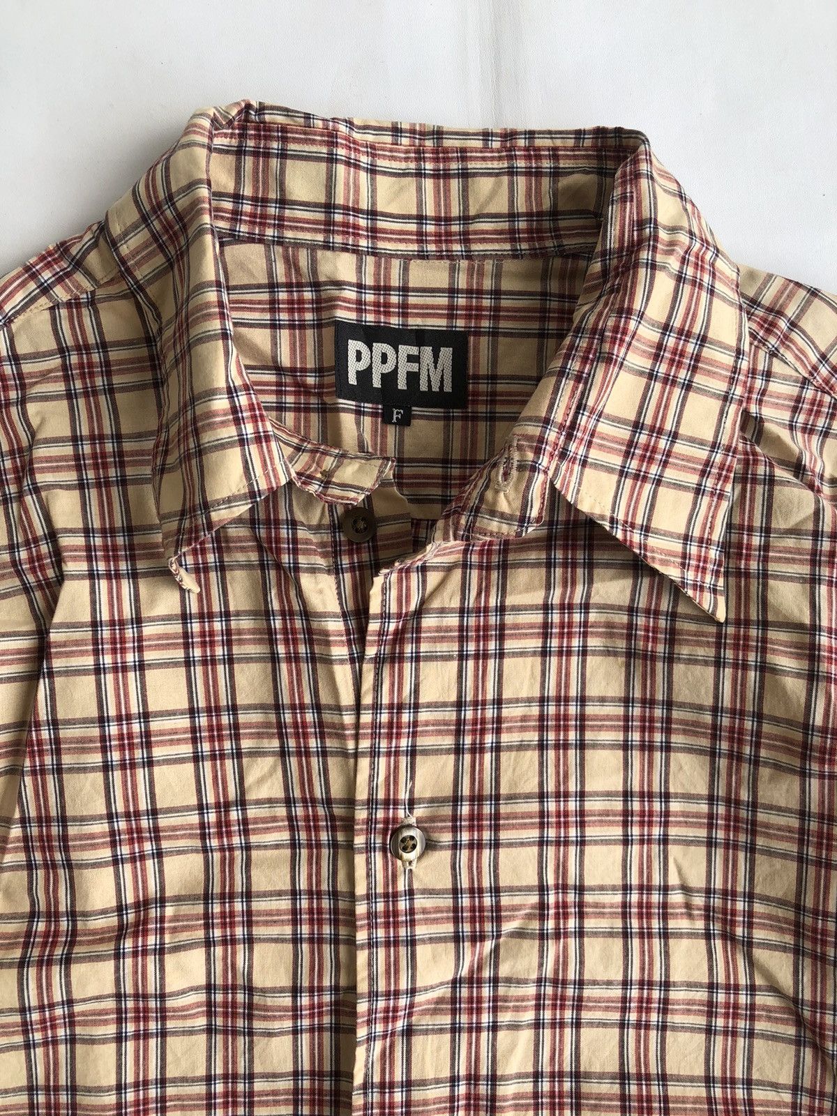 If Six Was Nine × Japanese Brand × PPFM Ppfm Stripe Long Sleeve Button Shirt Size US S / EU 44-46 / 1 - 5 Thumbnail