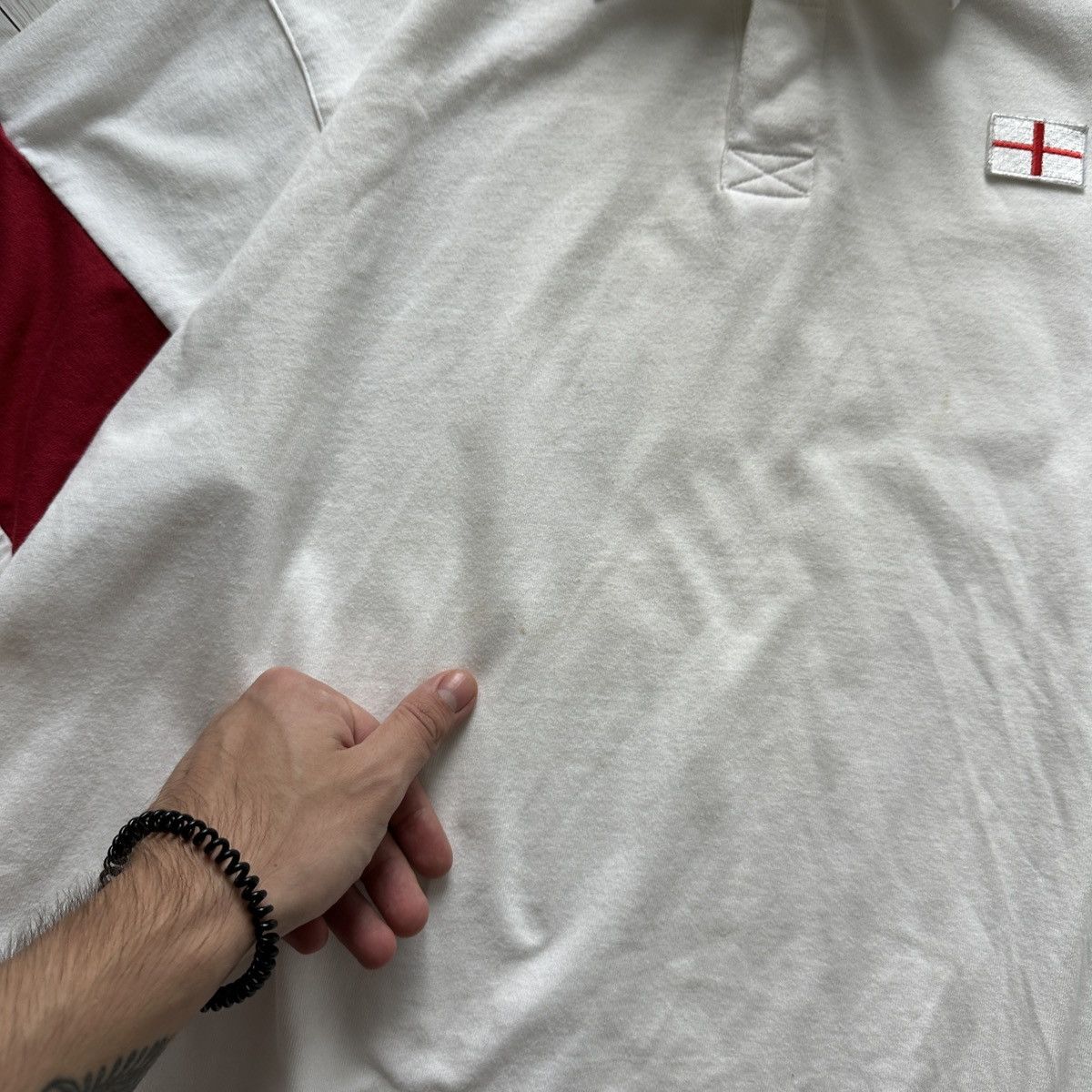 Canterbury of New Zealand Vintage 90s England Rugby jersey IRB world cup 1999 rare UK Size US L / EU 52-54 / 3 - 8 Thumbnail