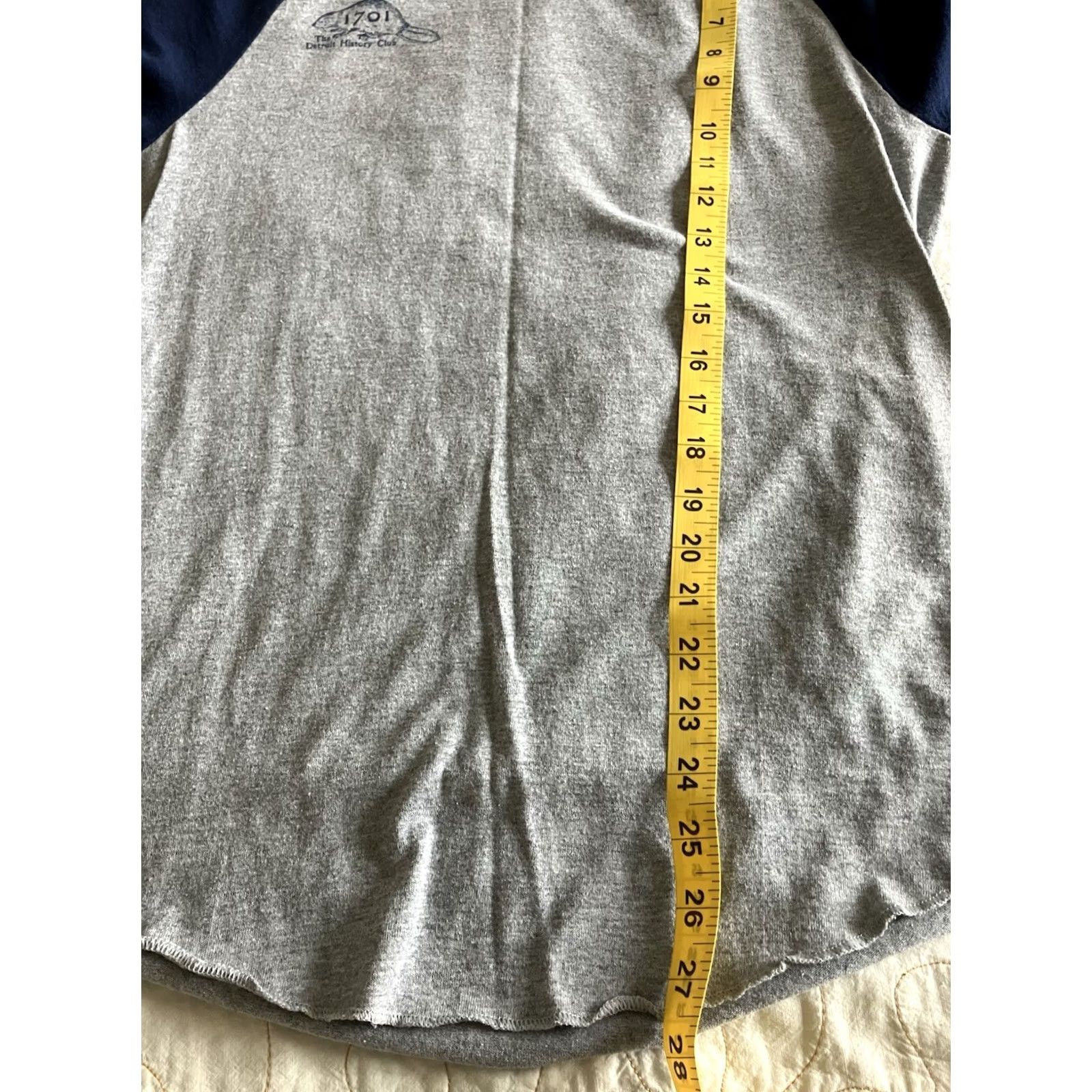 Augusta Sportswear VINTAGE Augusta Sportswear Detroit History Club M Baseball 3/4 Shirt Gray Cotton Sailboat Bridge Two Sided Men M 80s 90s Sailboat Bridge Shirt Size US M / EU 48-50 / 2 - 5 Thumbnail