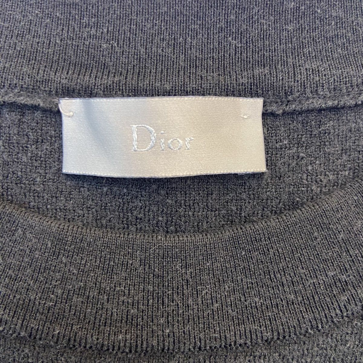 Dior Dior Black Logo Printed Wool Crew Neck Sweatshirt K26WX Size US S / EU 44-46 / 1 - 6 Thumbnail