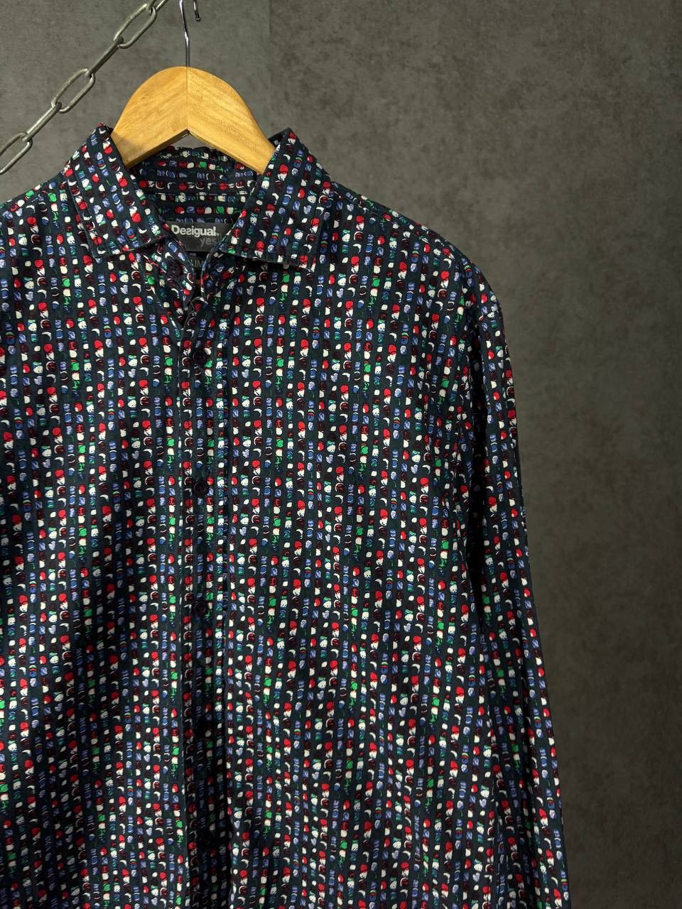 Desigual Desigual designer art crazy shirt Size US L / EU 52-54 / 3 - 2 Thumbnail