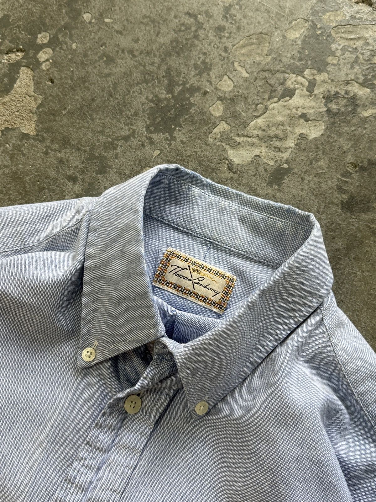 Burberry Thomas Burberry Vintage Shirt Size US L / EU 52-54 / 3 - 3 Thumbnail