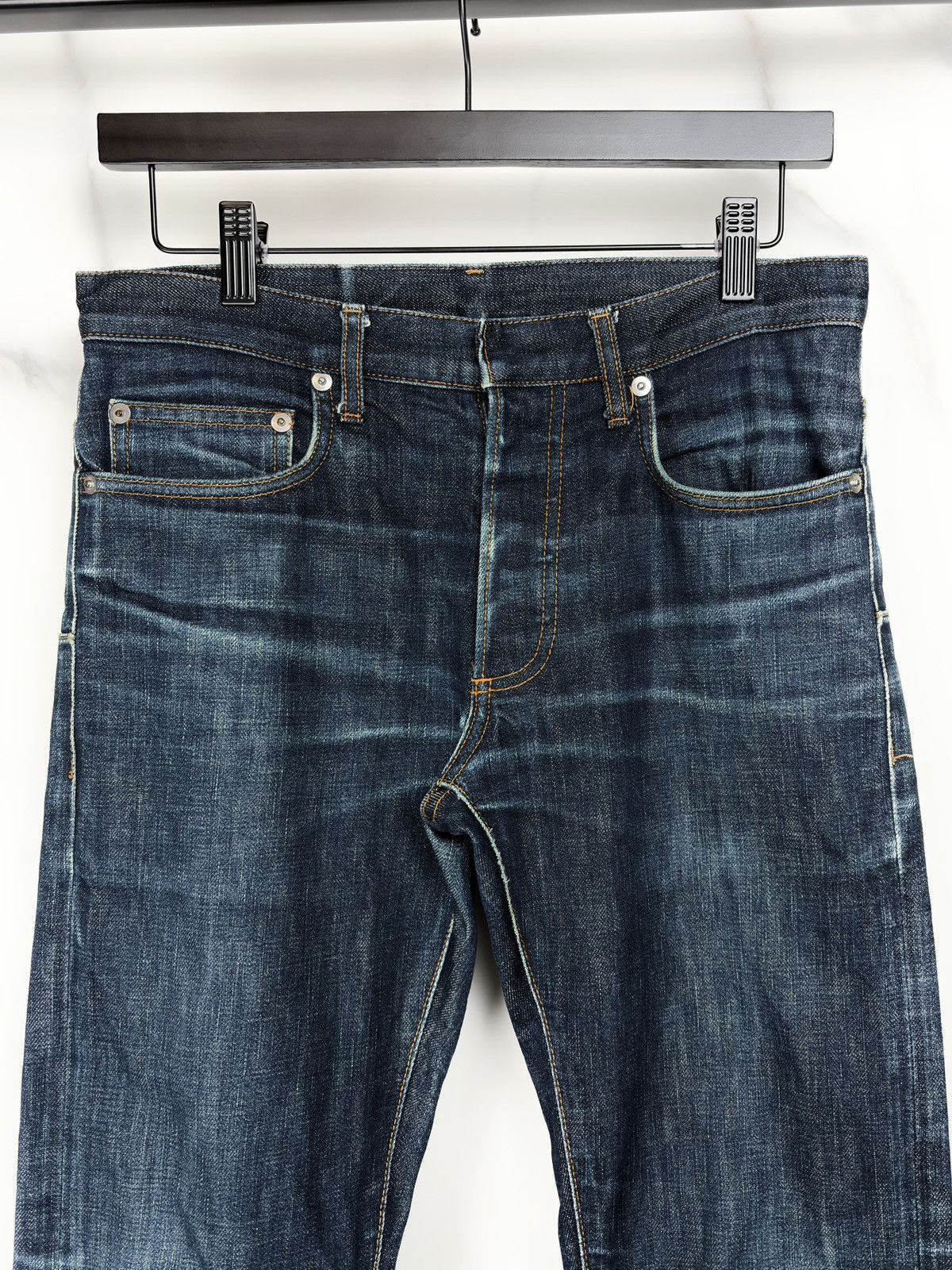Dior AW08 Dior Homme Faded Indigo MIJ Japanese Denim Jeans Size US 28 / EU 44 - 3 Thumbnail