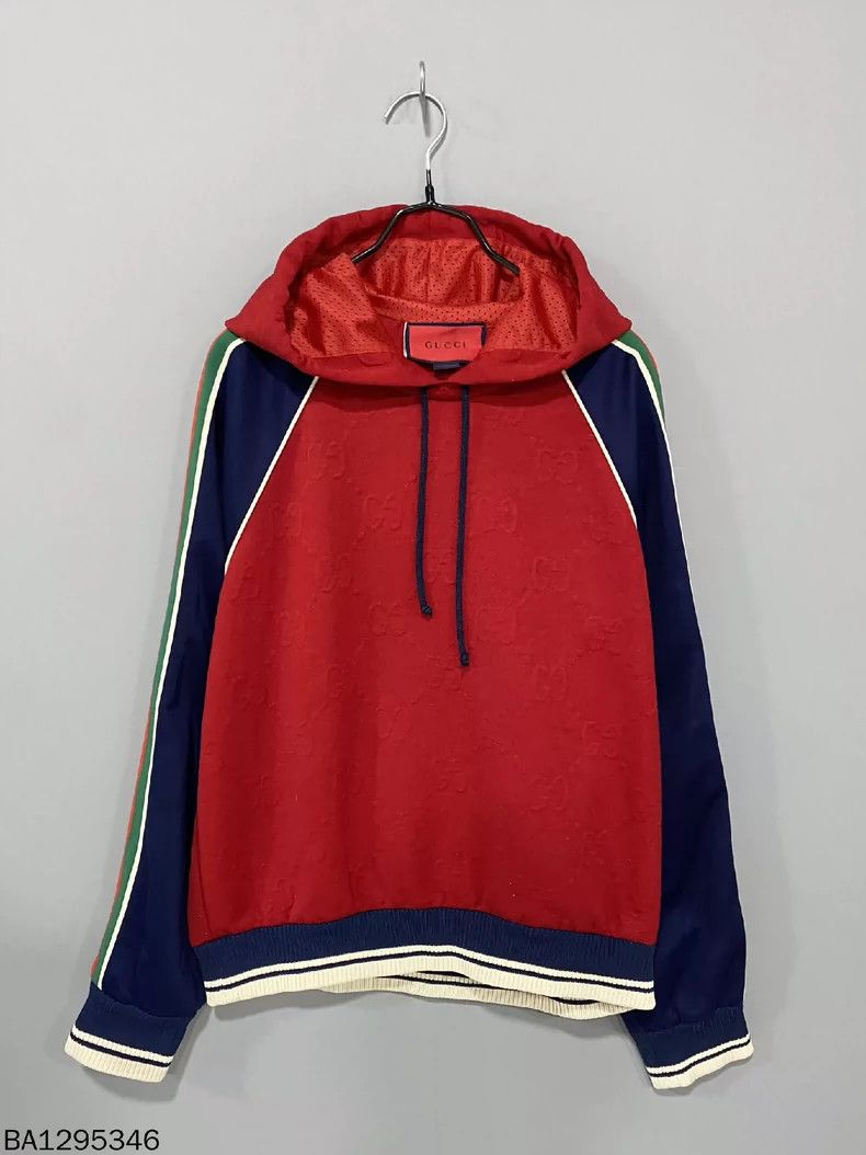 Gucci Gucci Embossed full-print striped hoodie 2502-Nextarrow Size US XS / EU 42 / 0 - 1 Thumbnail