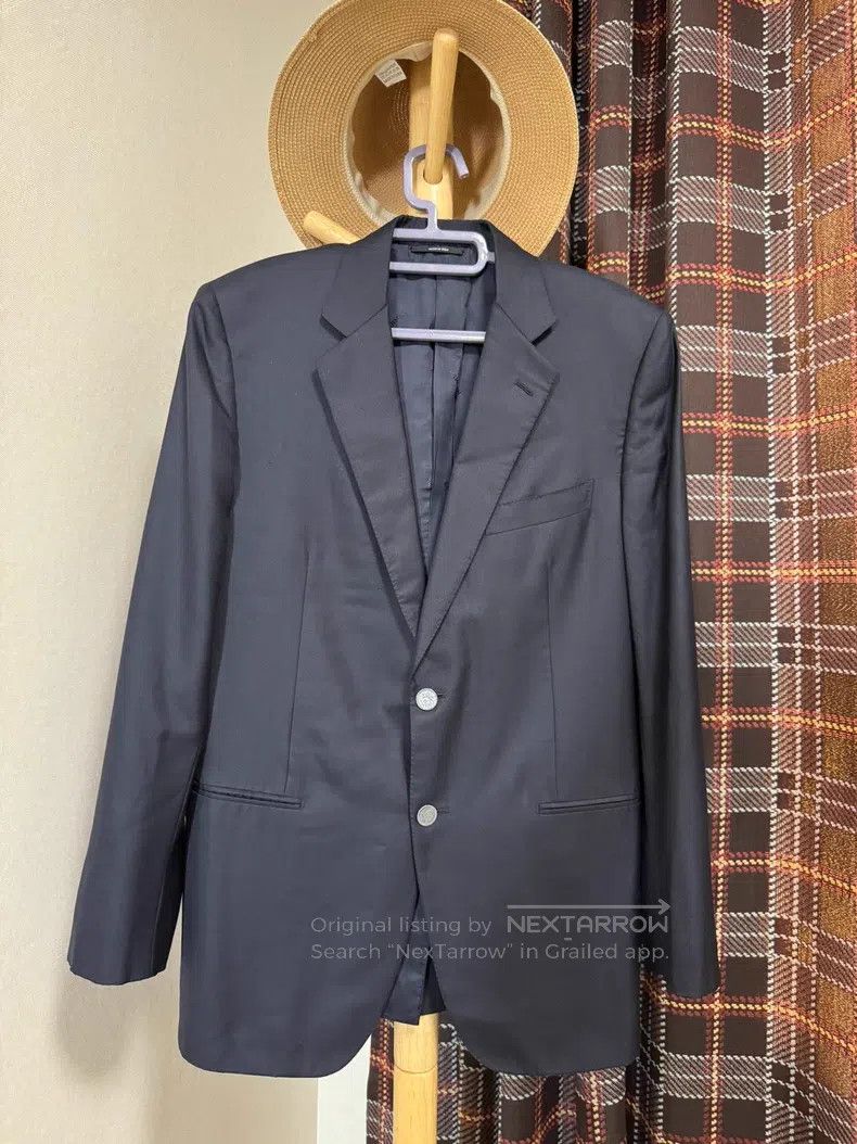 Hermes Hermes Cashmere Blazer Jacket, 90% Cashmere + 10% Mulberry Size 50R - 1 Thumbnail