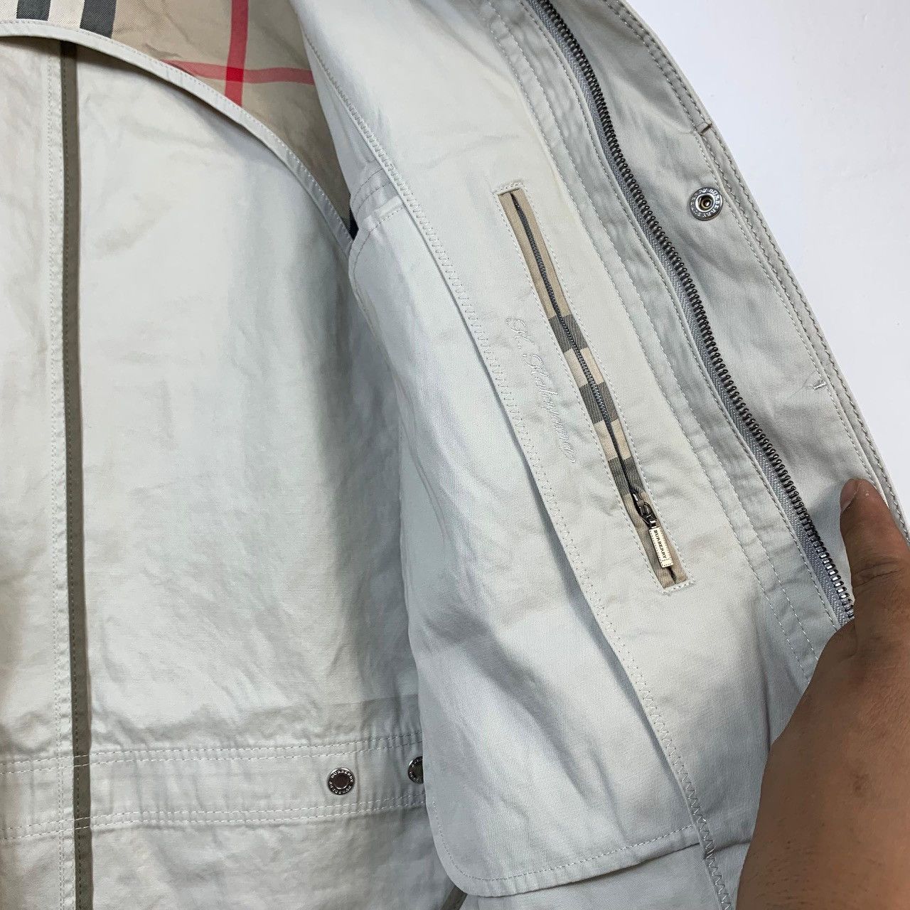 Burberry Burberry London Men's Field Jacket Nova Check Lining Size US XL / EU 56 / 4 - 11 Thumbnail
