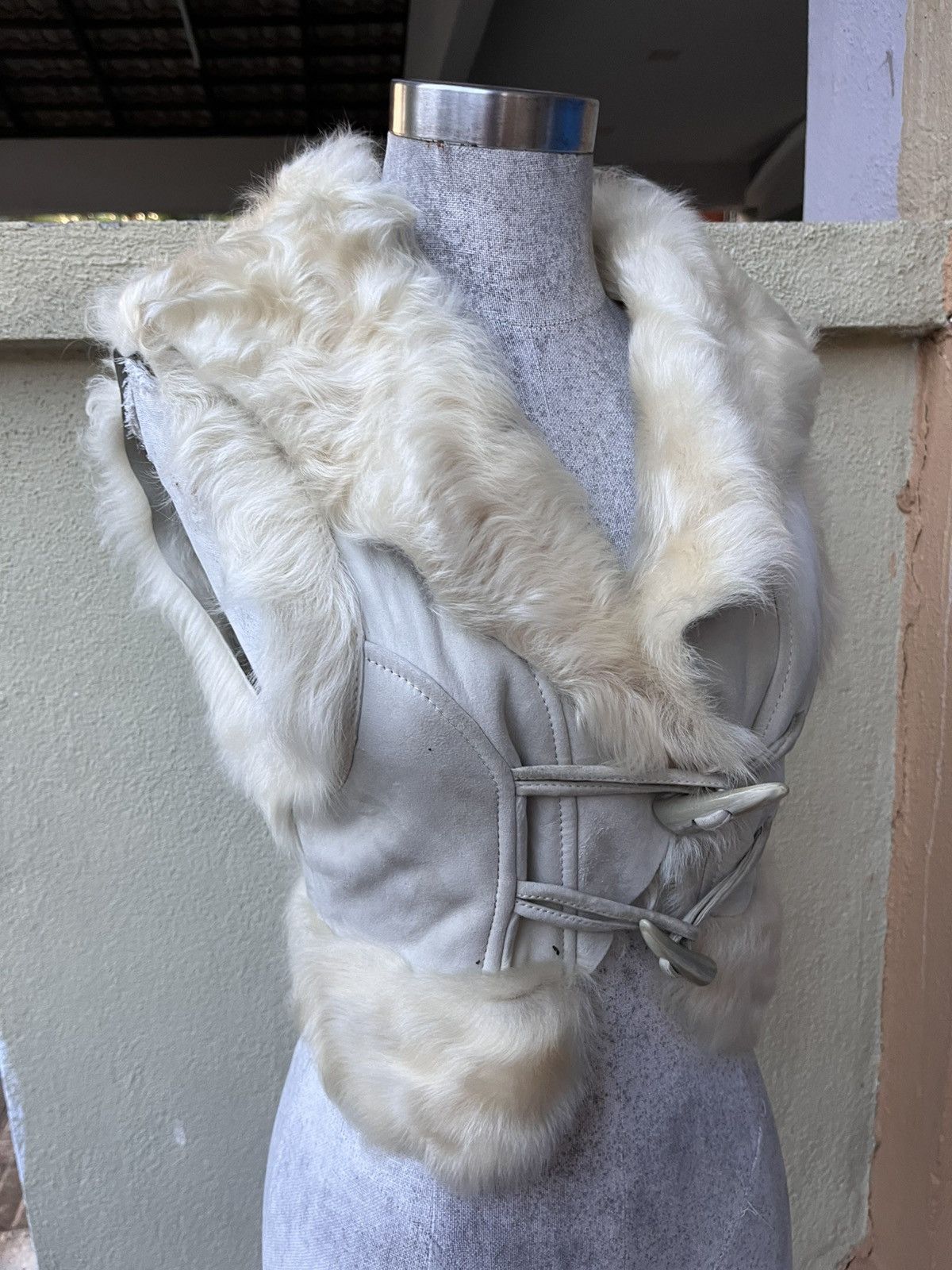 Japanese Brand Sheep skin leather vest Size M / US 6-8 / IT 42-44 - 6 Thumbnail